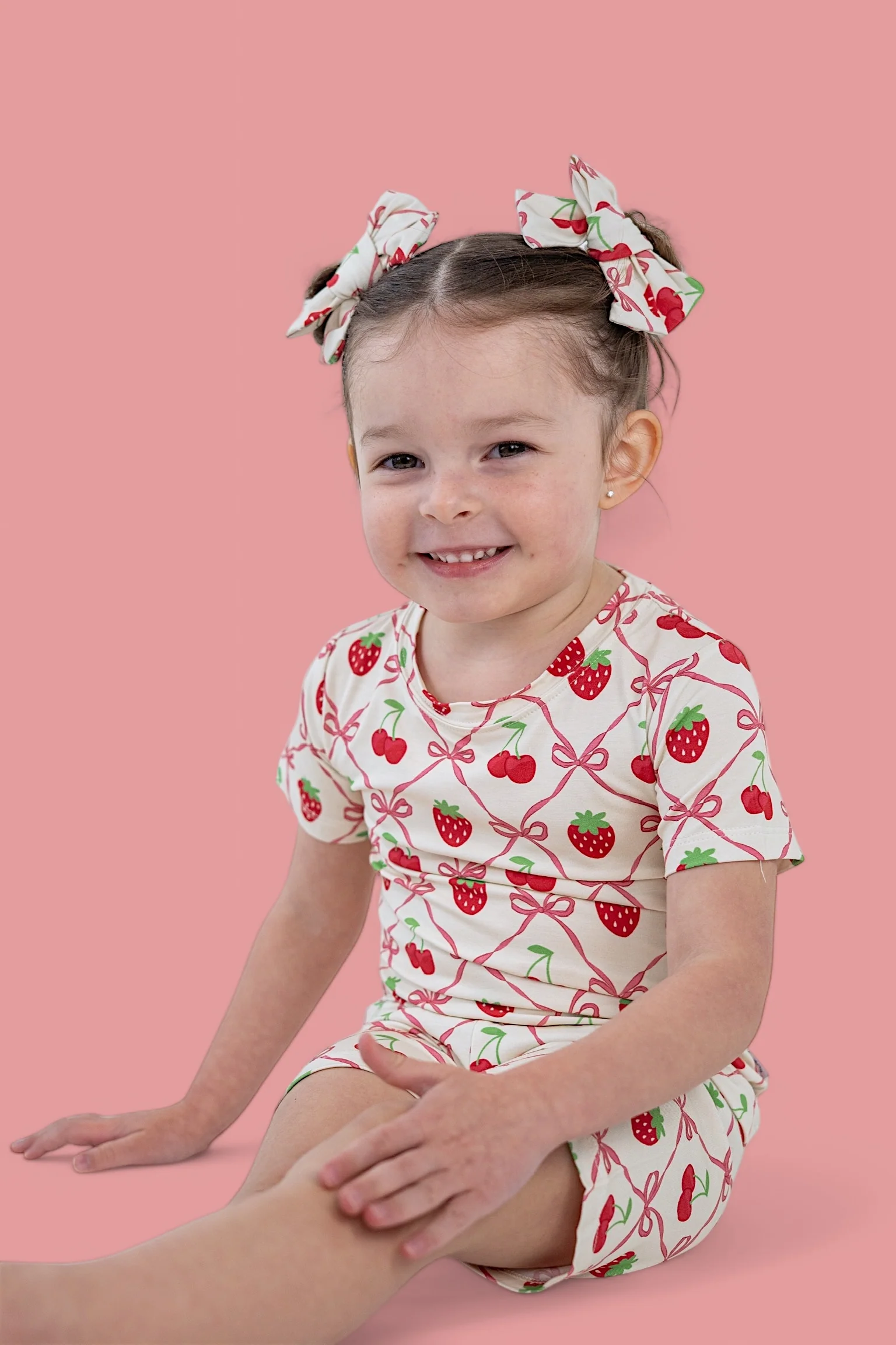 CHERRY BOW BERRY DREAM BOW HAIR CLIPS - Image 5