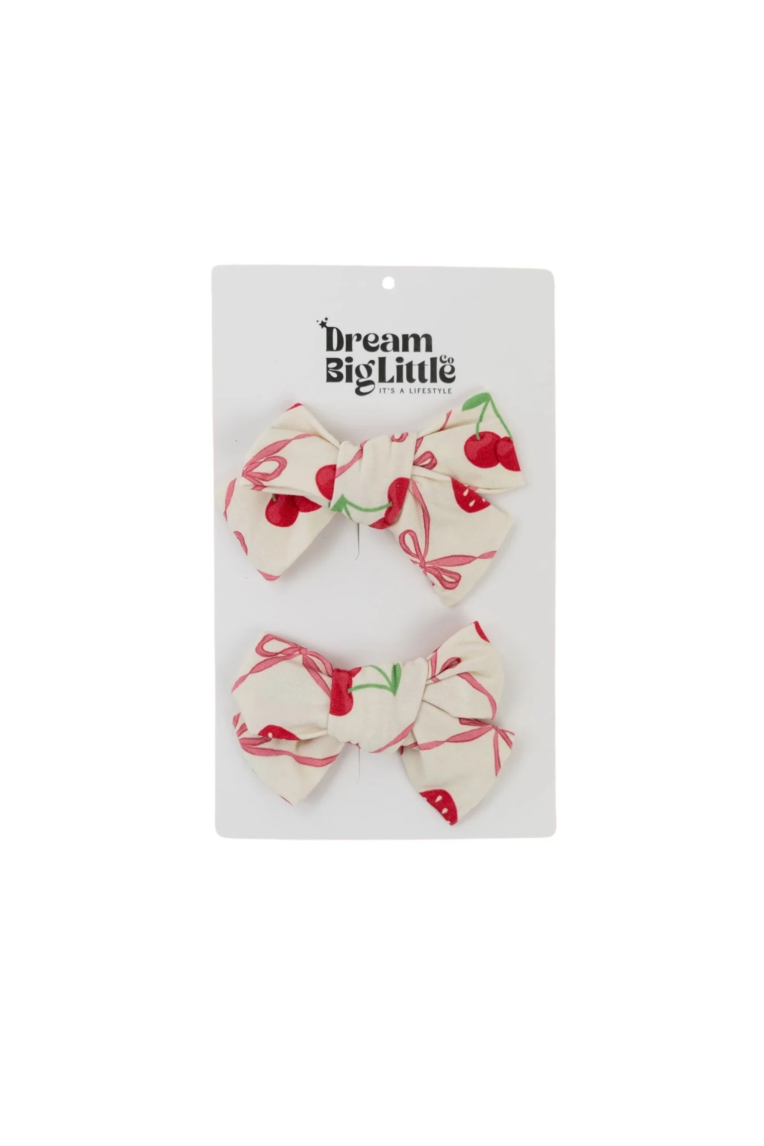 CHERRY BOW BERRY DREAM BOW HAIR CLIPS - Image 8