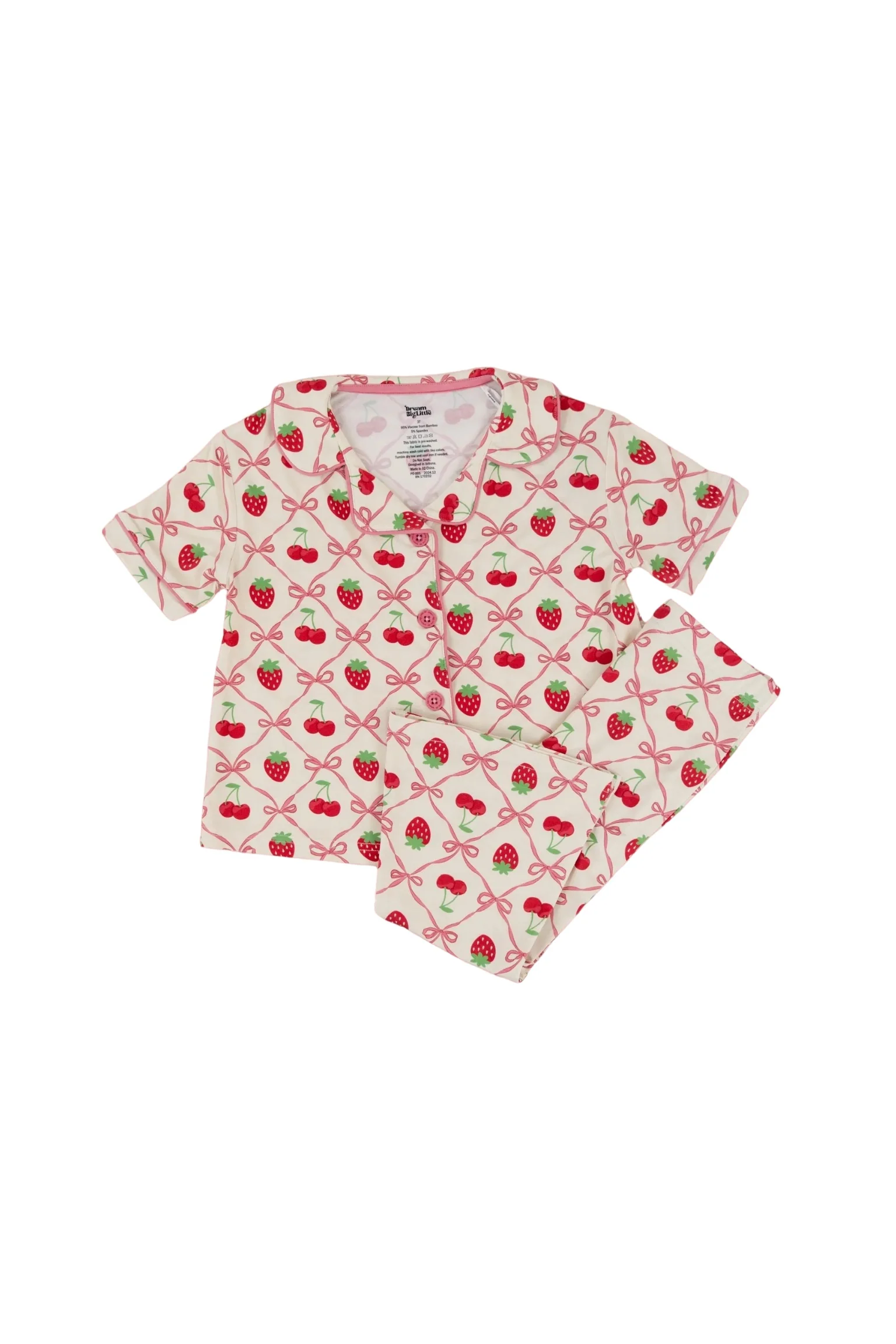 CHERRY BOW BERRY DREAM GIRL'S FLARE SET - Image 12