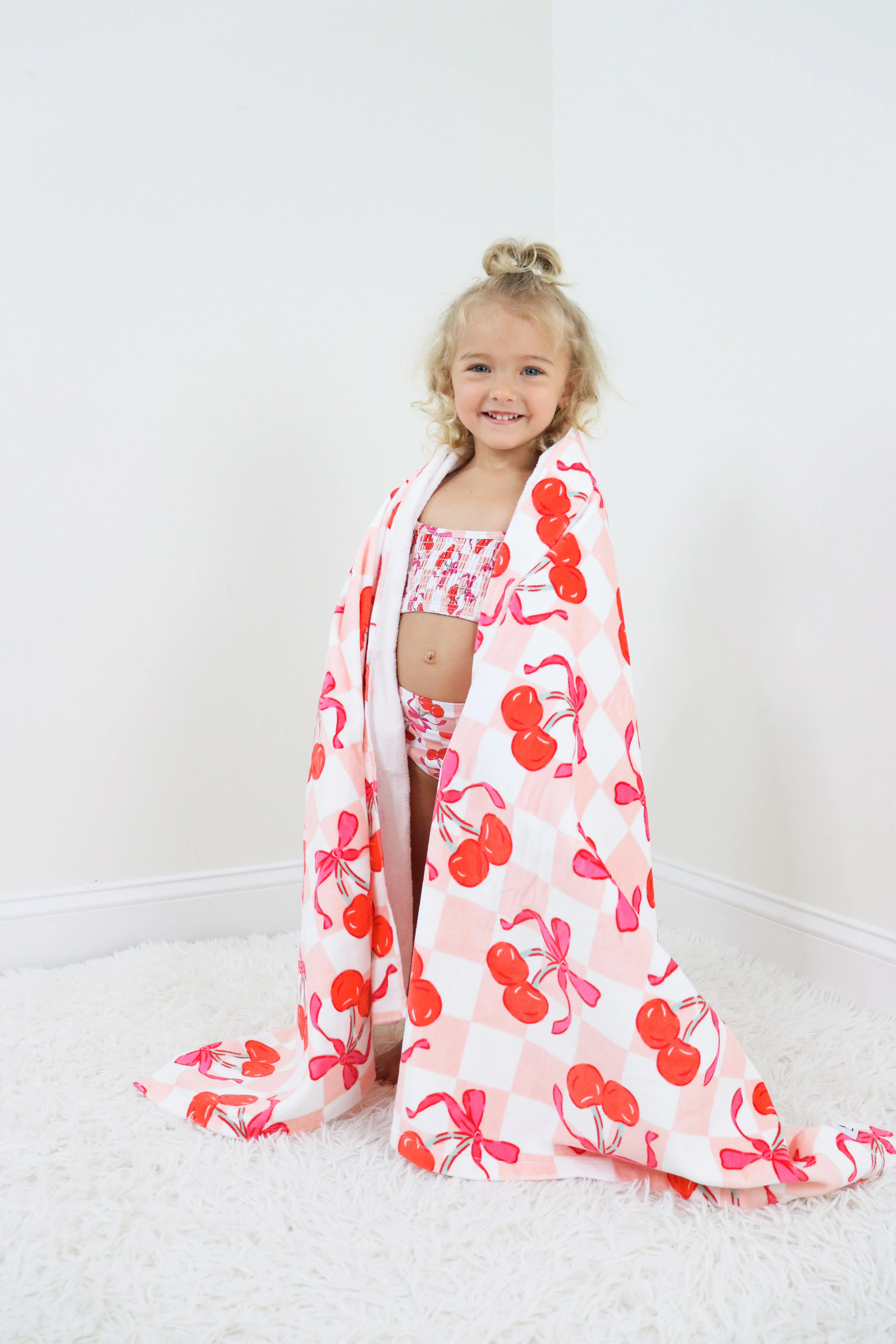 CHERRY SWEET CHECKERS DREAM TOWEL - Image 2