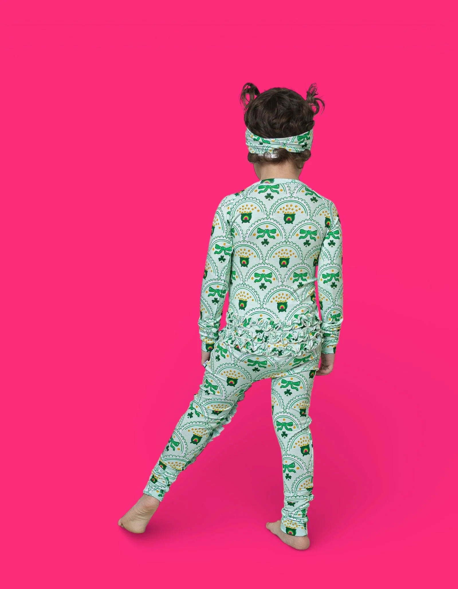 CLOVER & COINS DREAM RUFFLE ROMPER - Image 21
