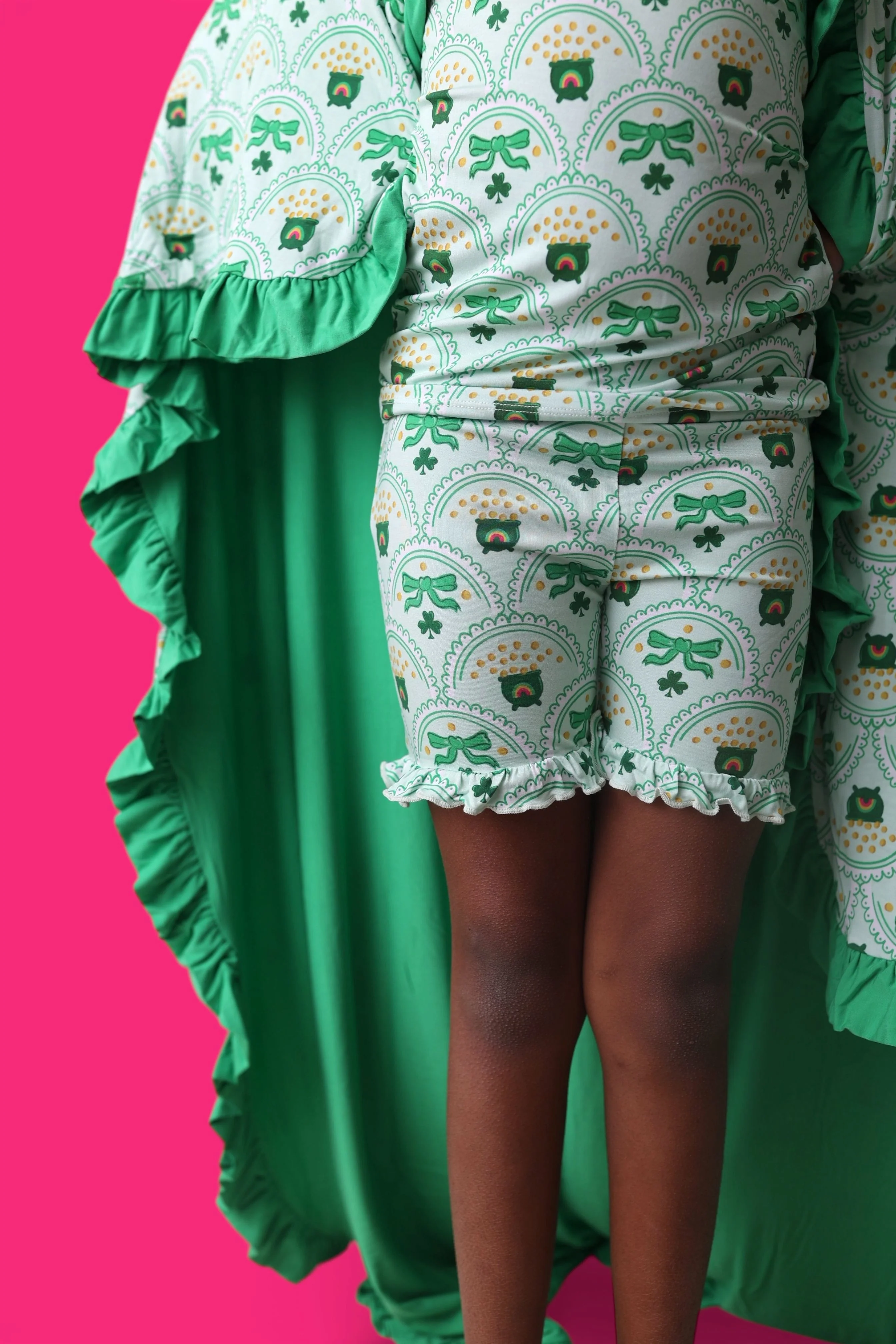 CLOVER & COINS DREAM RUFFLE SHORT SET - Image 8