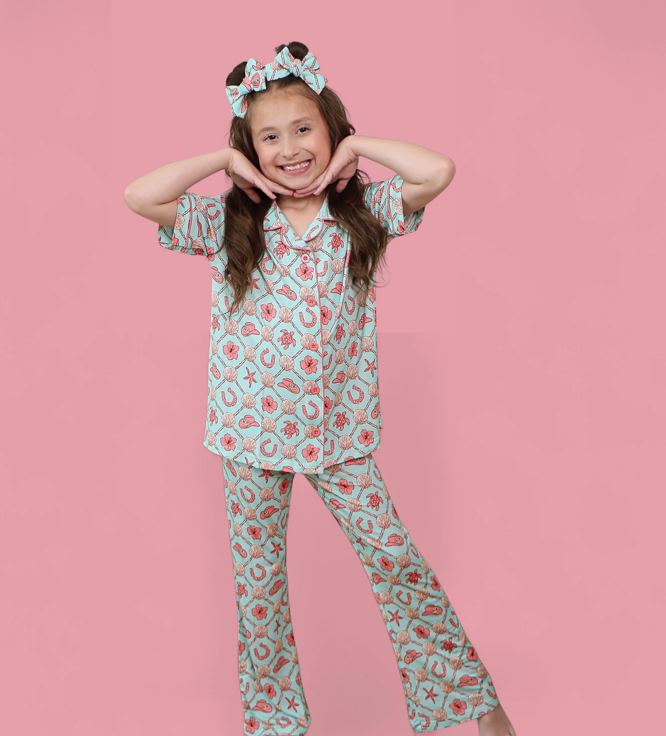 COASTAL COWGIRL DREAM GIRL'S FLARE SET - Image 16
