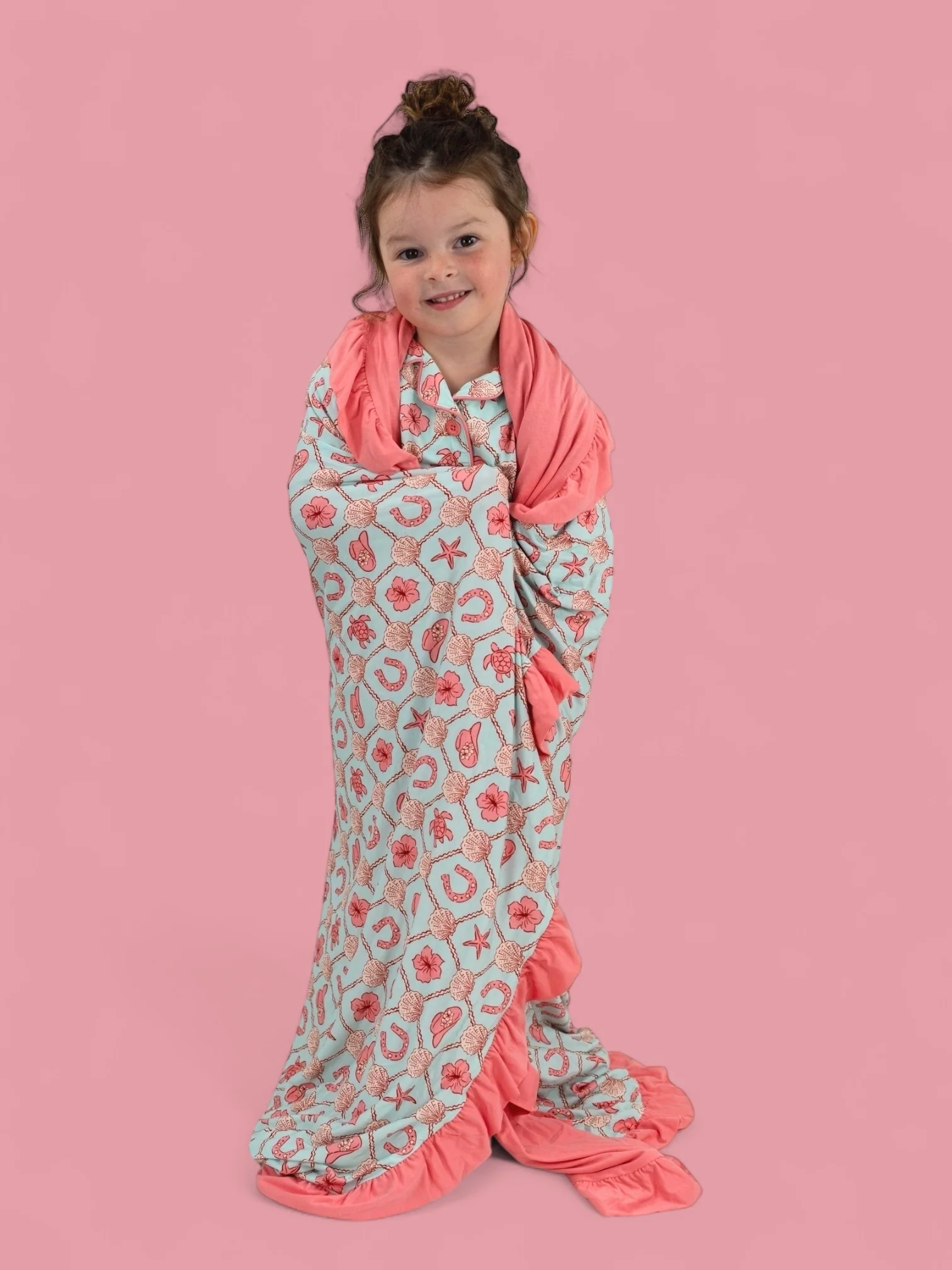 COASTAL COWGIRL DREAM RUFFLE BLANKET - Image 5