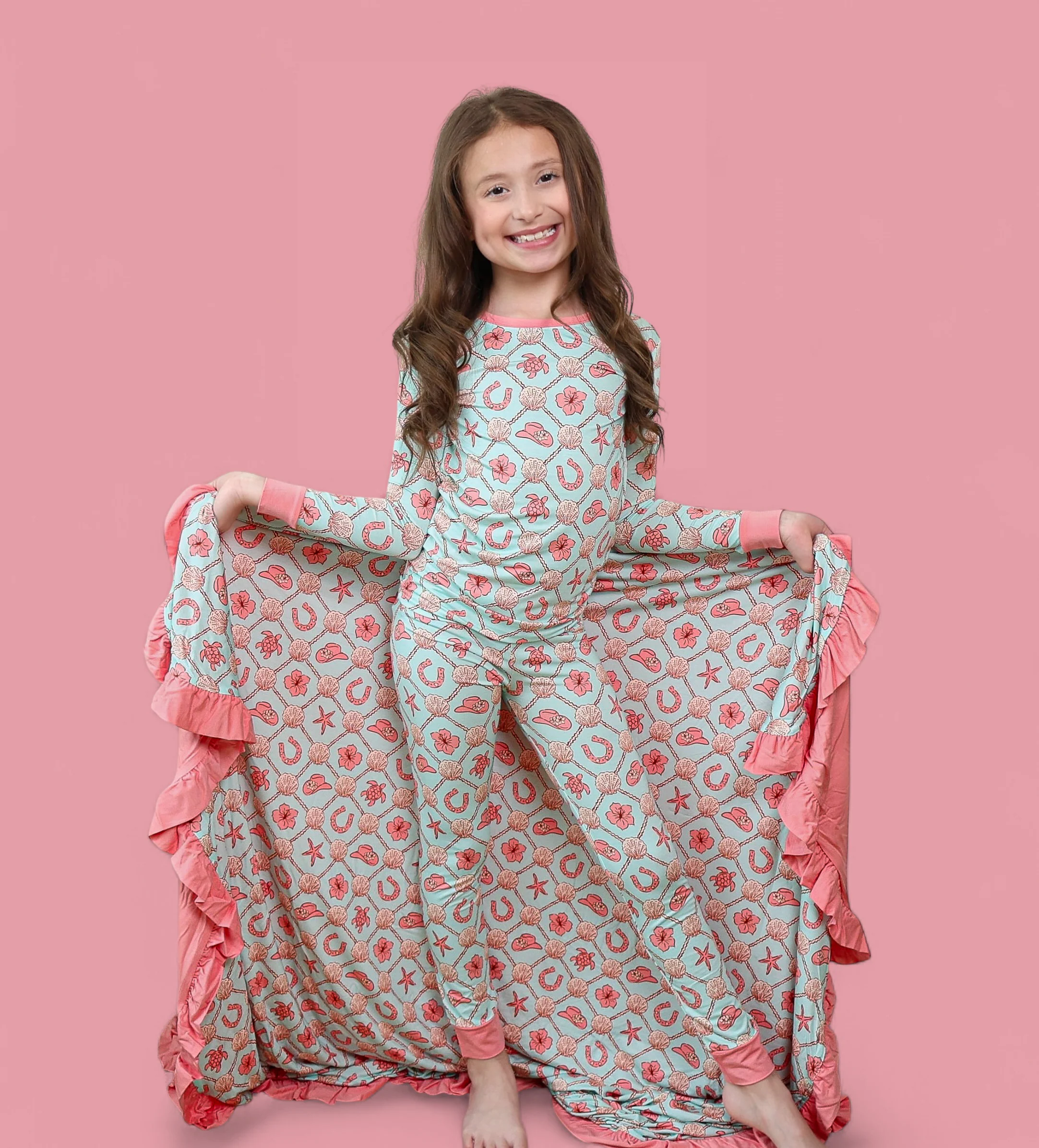 COASTAL COWGIRL DREAM RUFFLE BLANKET - Image 7