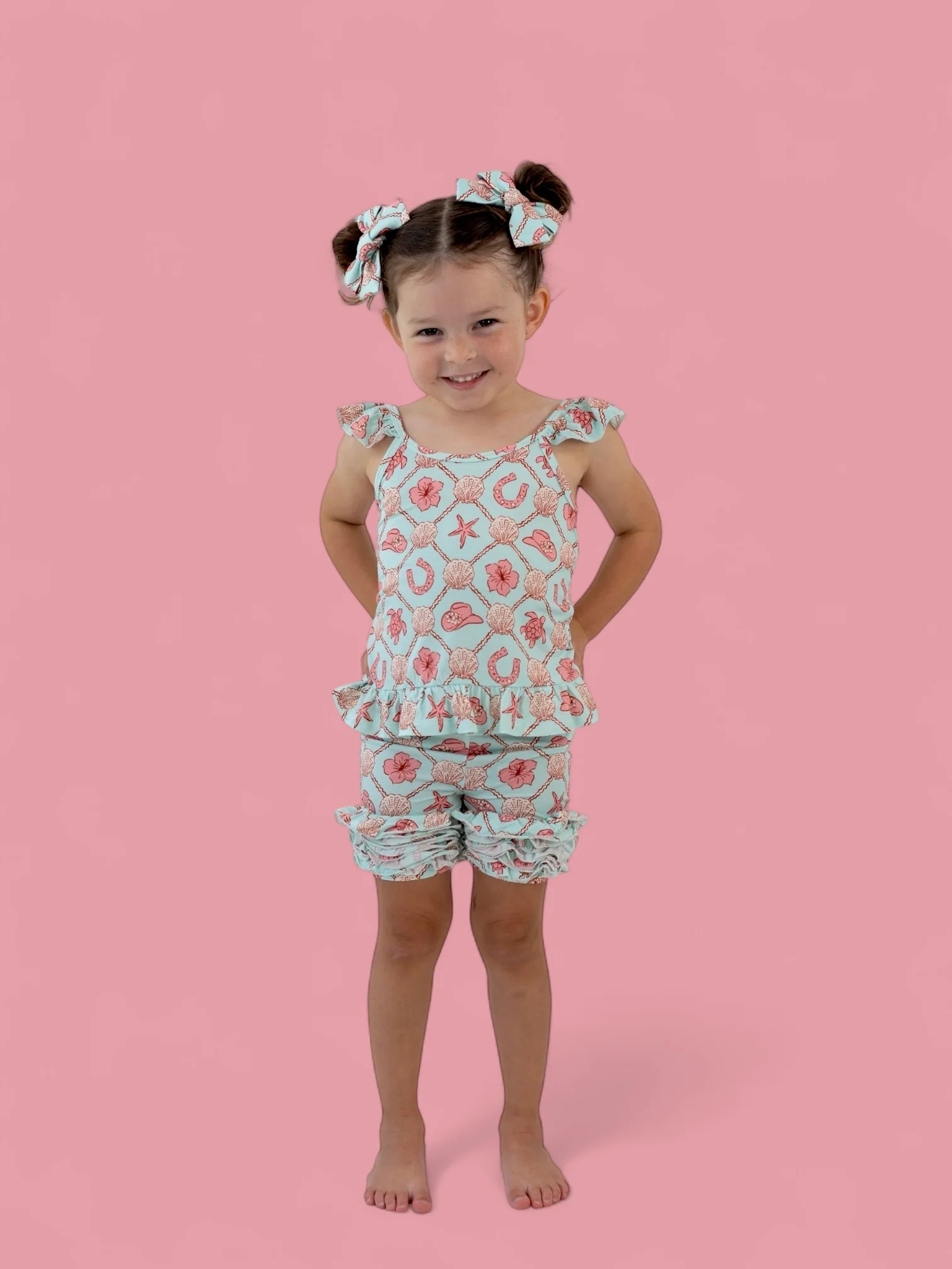 COASTAL COWGIRL DREAM RUFFLE SHORTS - Image 10