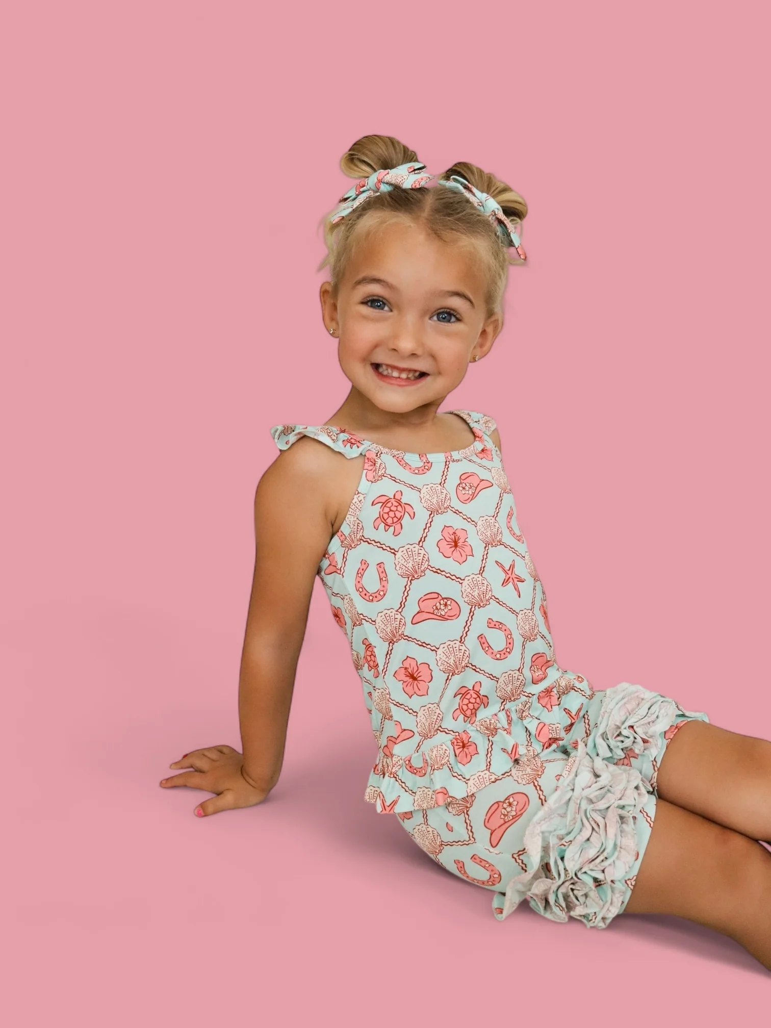COASTAL COWGIRL DREAM RUFFLE SHORTS - Image 5