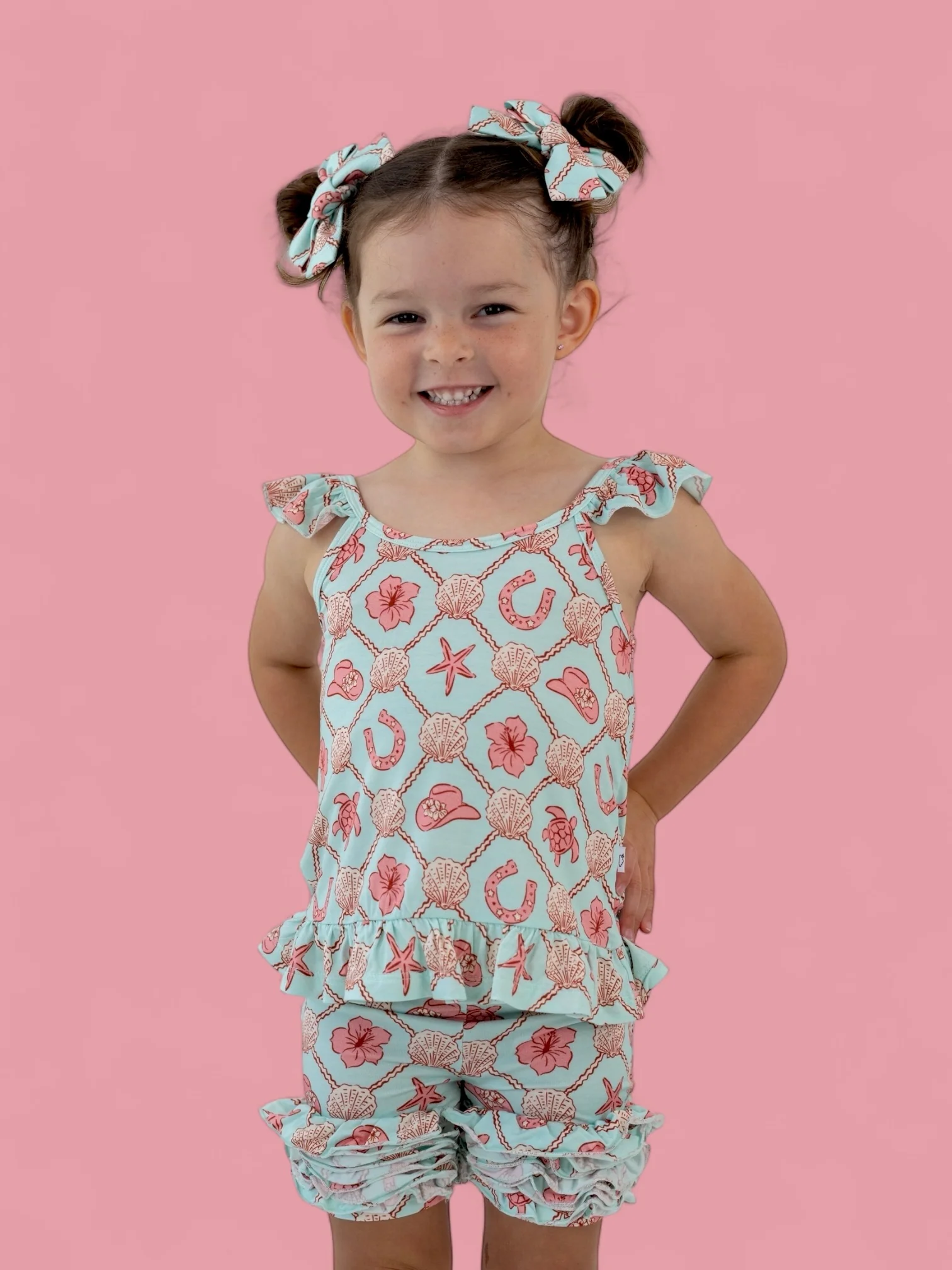 COASTAL COWGIRL DREAM RUFFLE TANK - Image 13