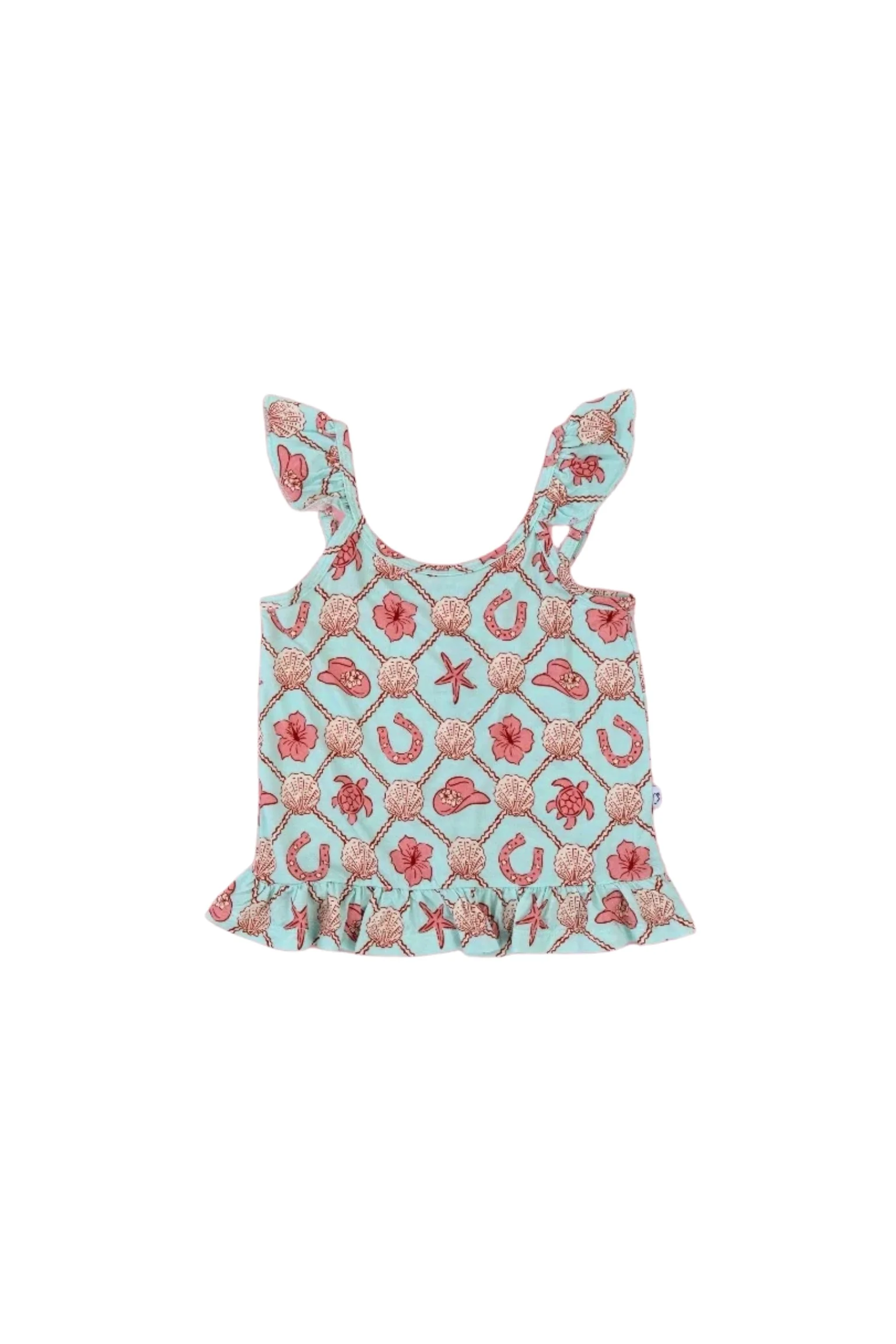 COASTAL COWGIRL DREAM RUFFLE TANK - Image 22