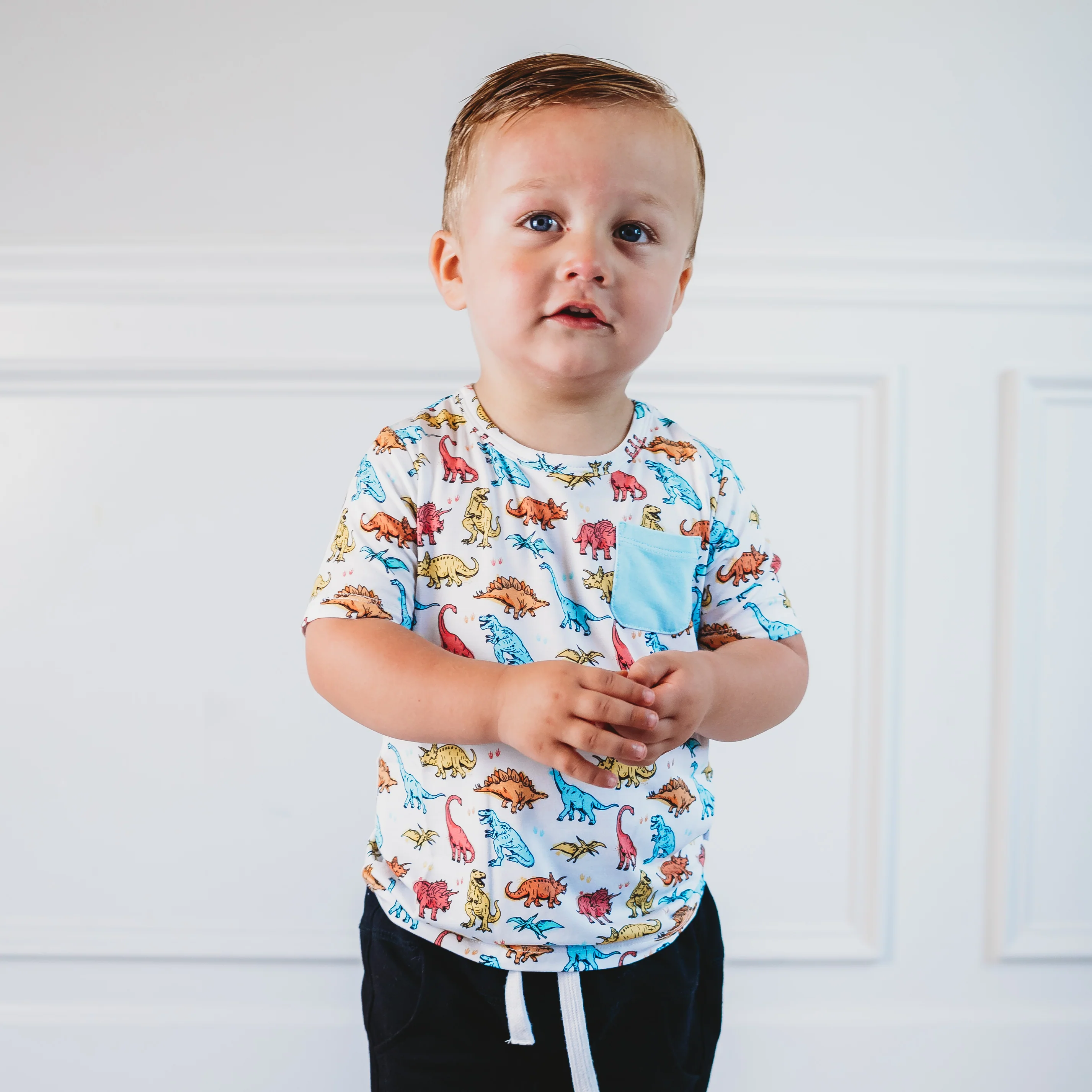 COLOR ME DINO DREAM POCKET TEE - Image 5