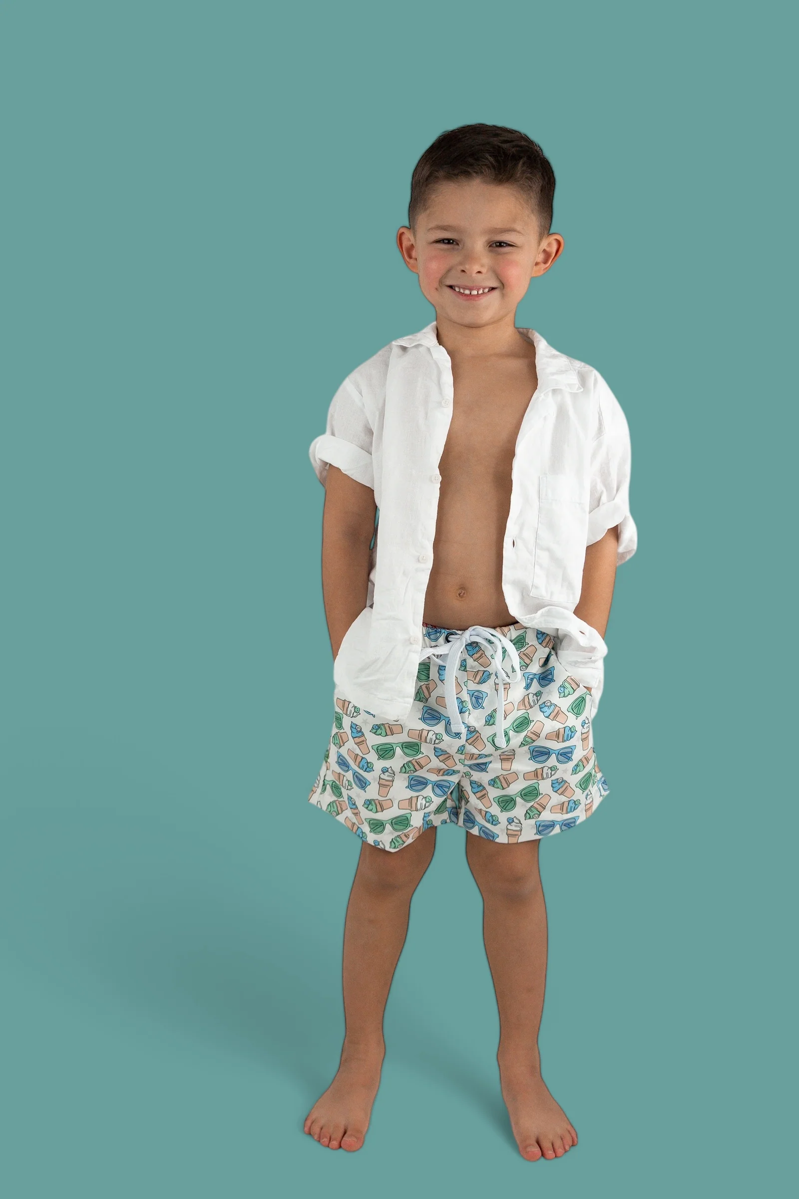 COOL SUMMER DREAM SWIM TRUNKS - Image 7