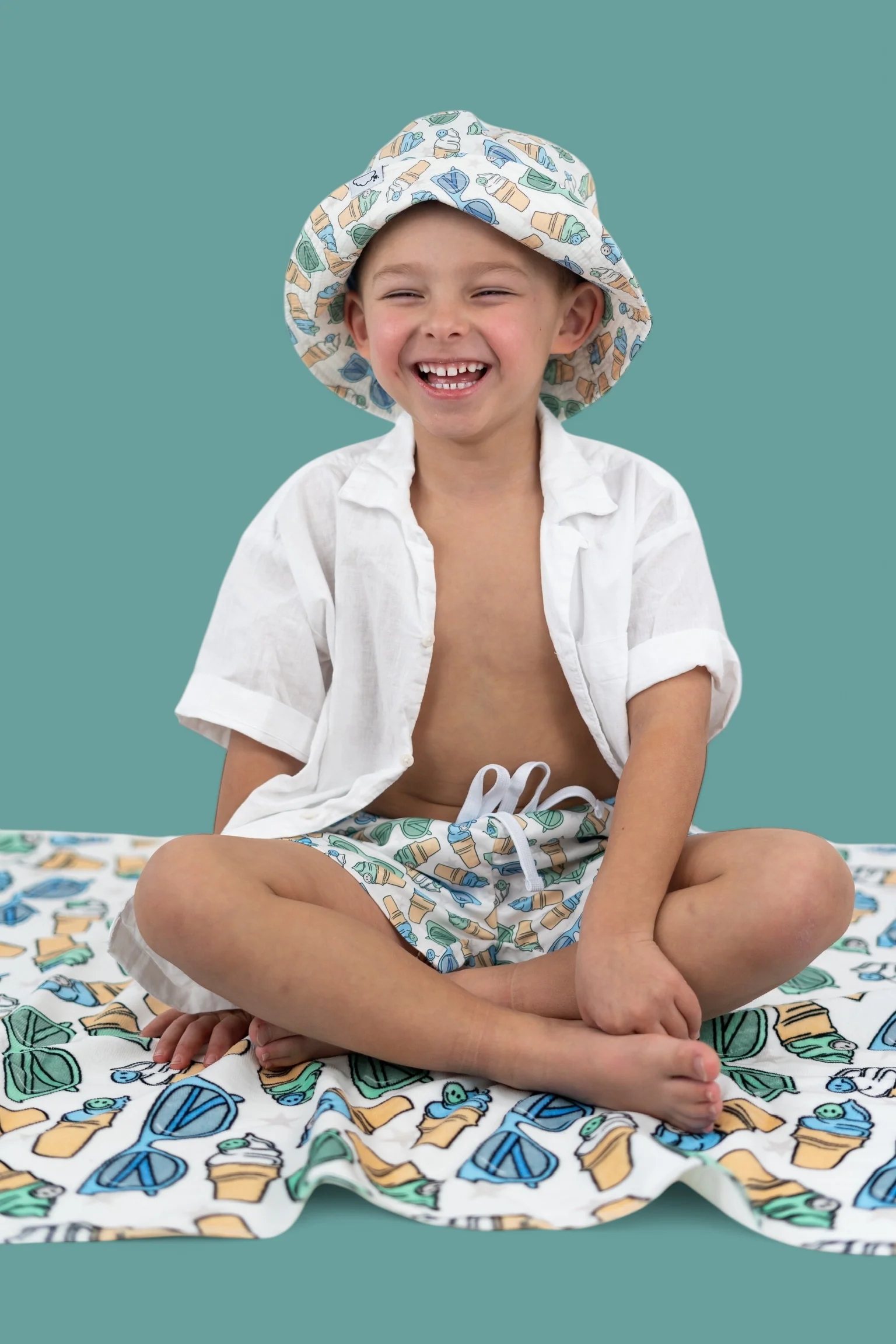 COOL SUMMER DREAM SWIM TRUNKS - Image 8