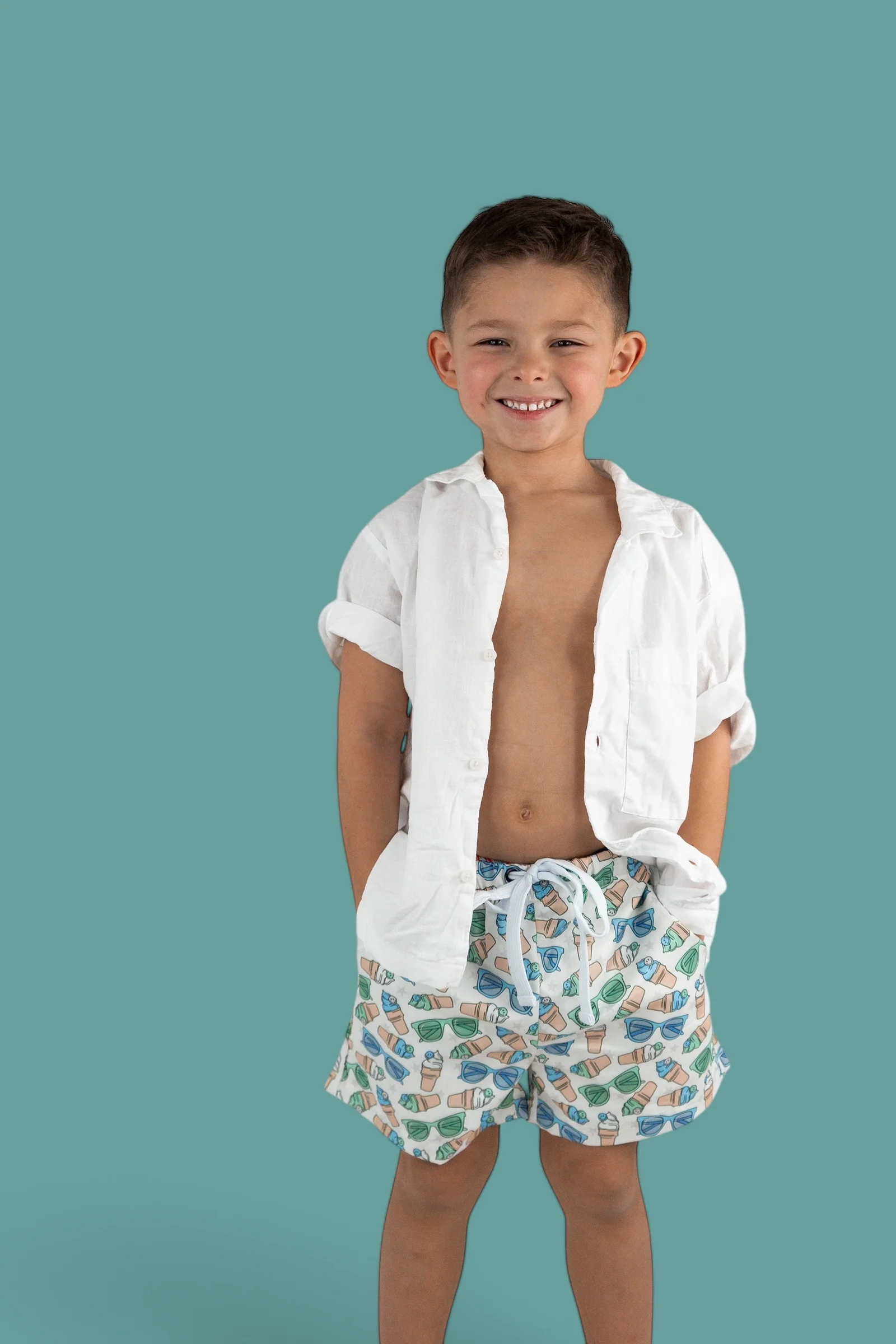 COOL SUMMER DREAM SWIM TRUNKS - Image 9