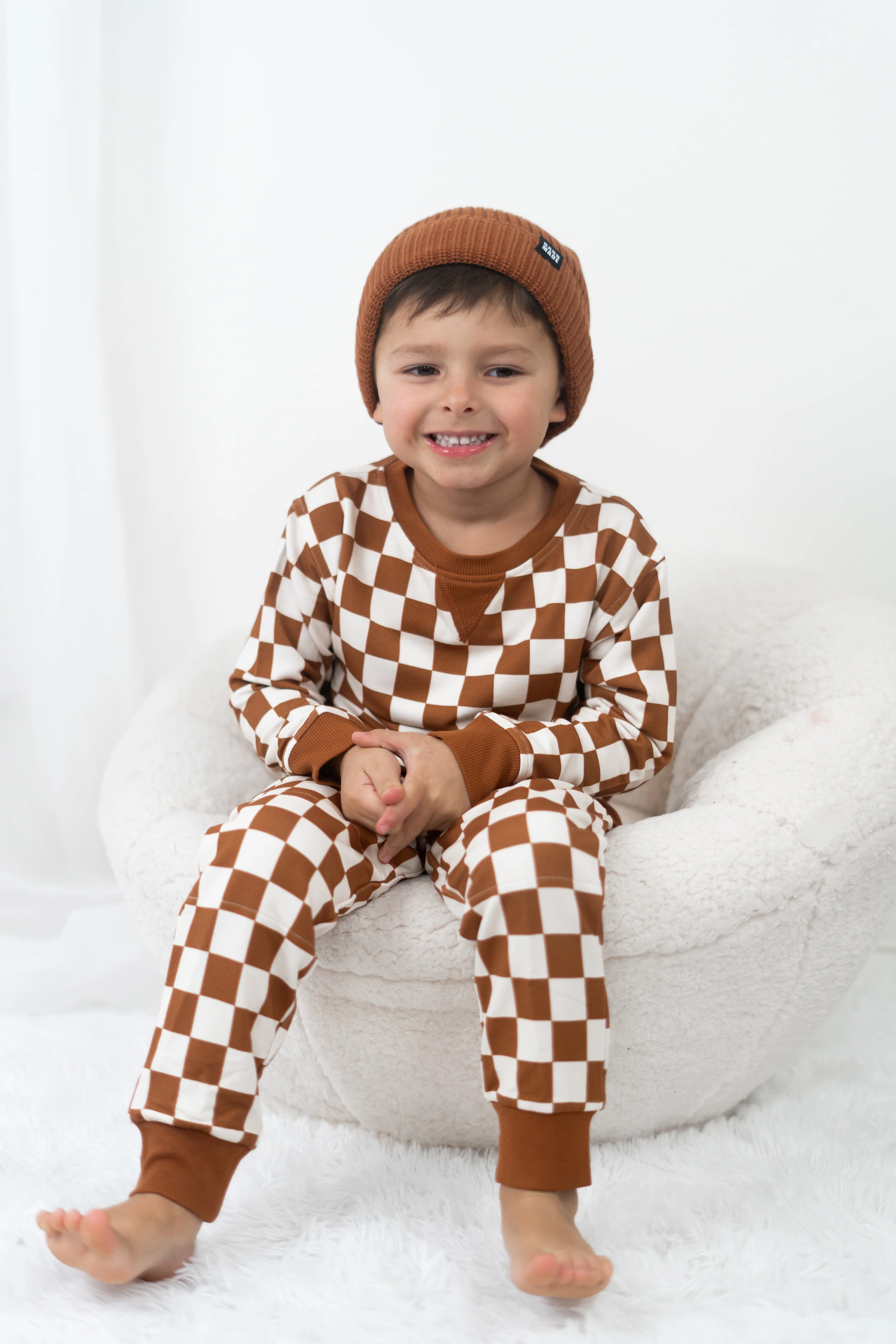 COPPER CHECKERS DREAM JOGGER - Image 8