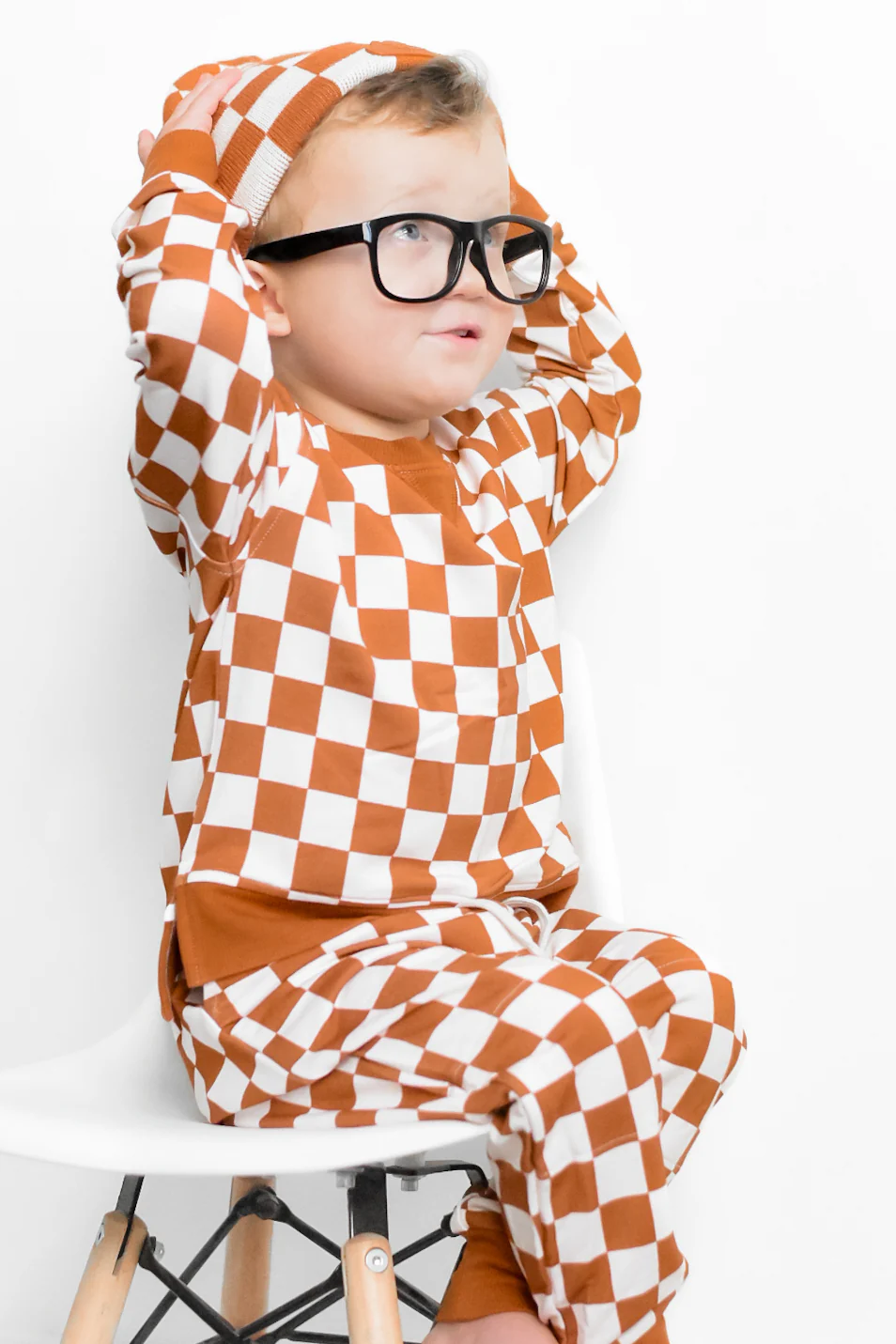 COPPER CHECKERS DREAM JOGGER - Image 9