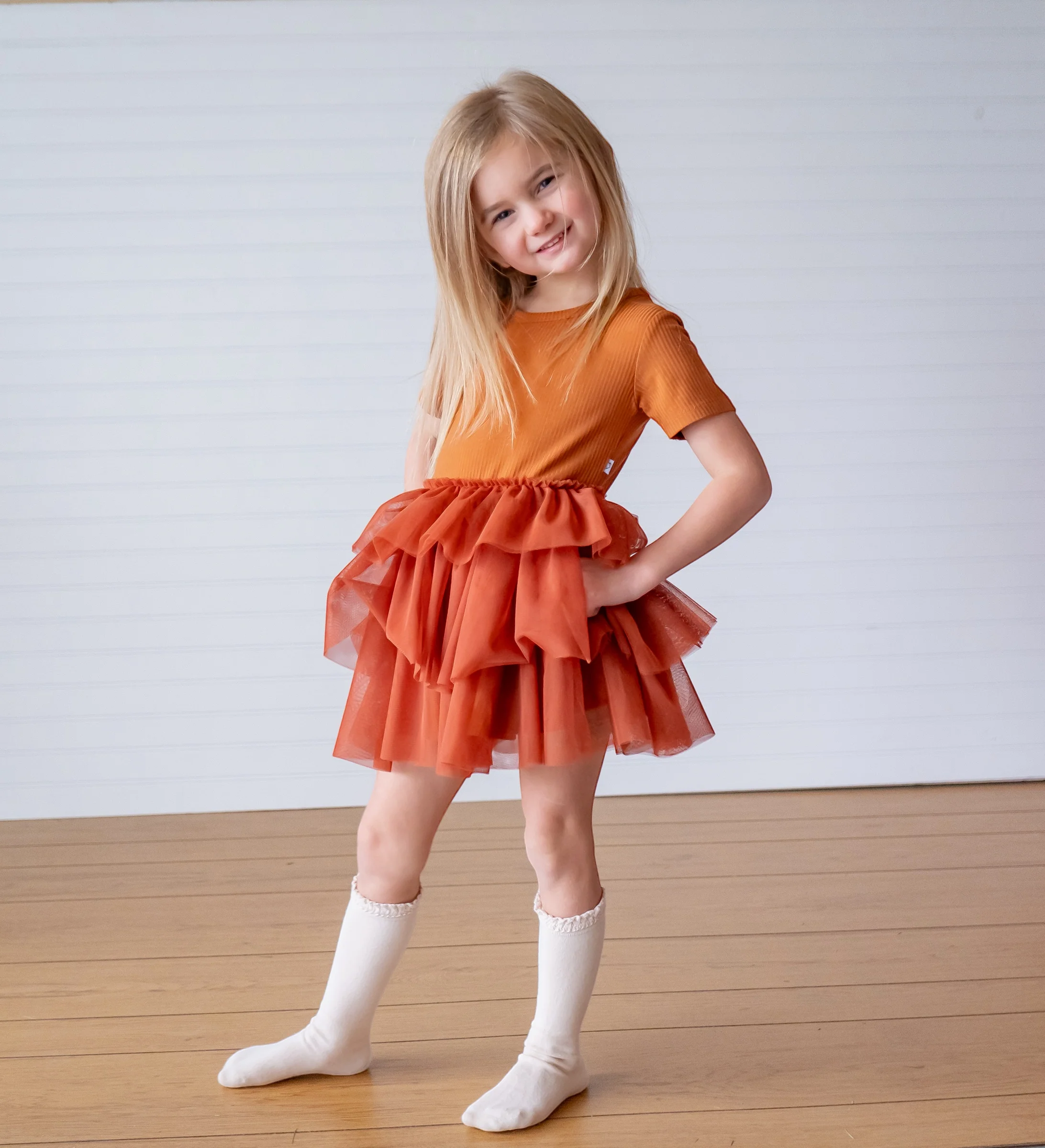 COPPER RIB DREAM TUTU DRESS - Image 3