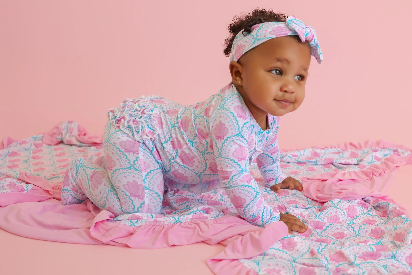 COQUETTE COAST DREAM RUFFLE ROMPER - Image 10