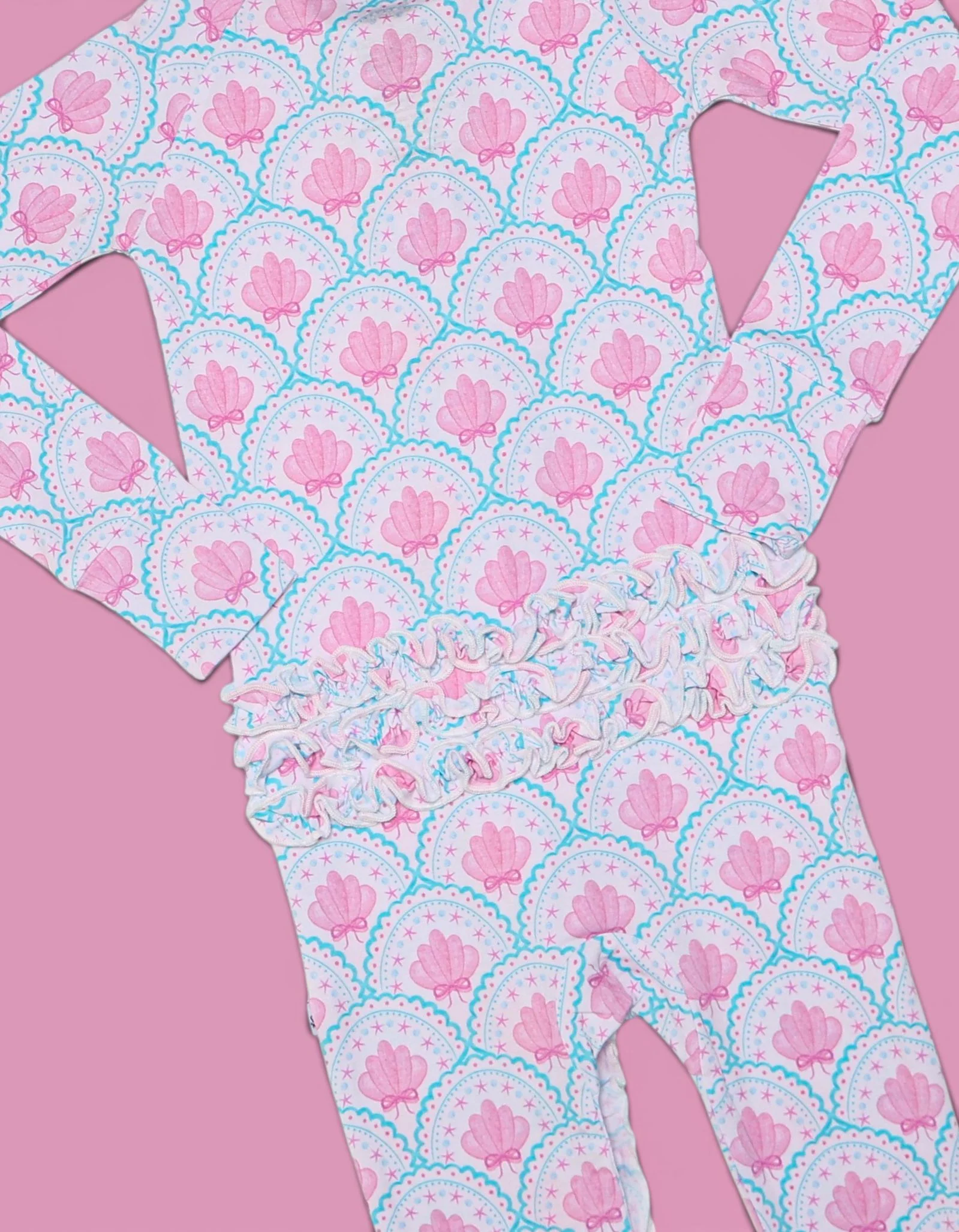 COQUETTE COAST DREAM RUFFLE ROMPER - Image 12