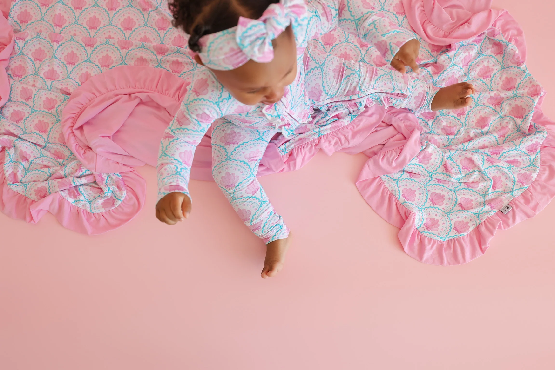 COQUETTE COAST DREAM RUFFLE ROMPER - Image 13