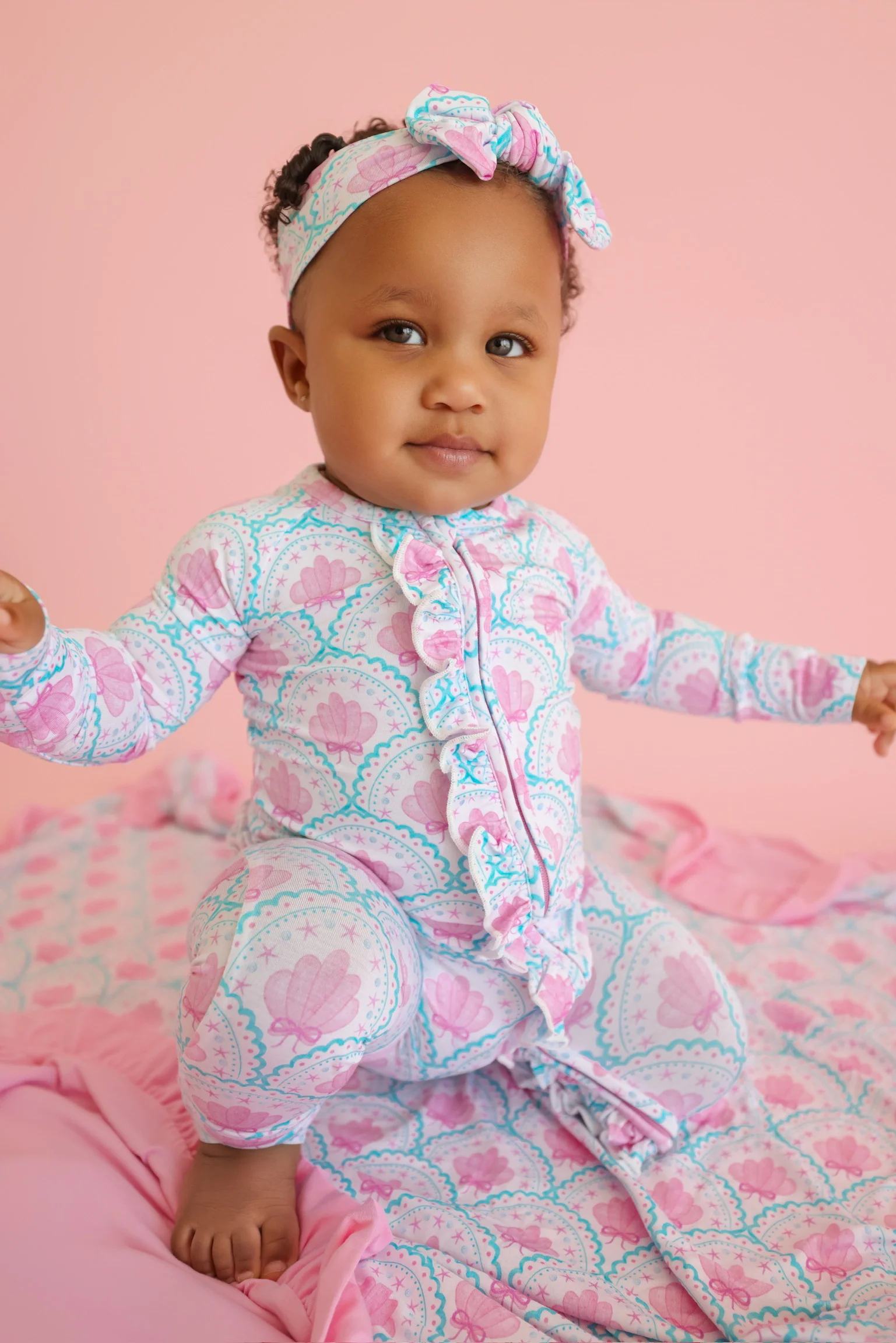 COQUETTE COAST DREAM RUFFLE ROMPER - Image 3