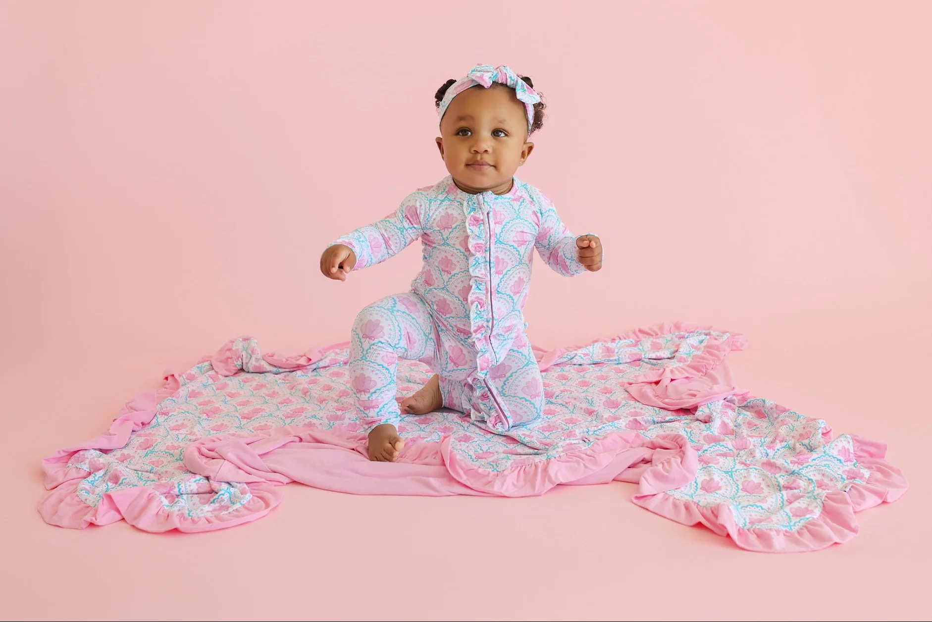 COQUETTE COAST DREAM RUFFLE ROMPER - Image 6