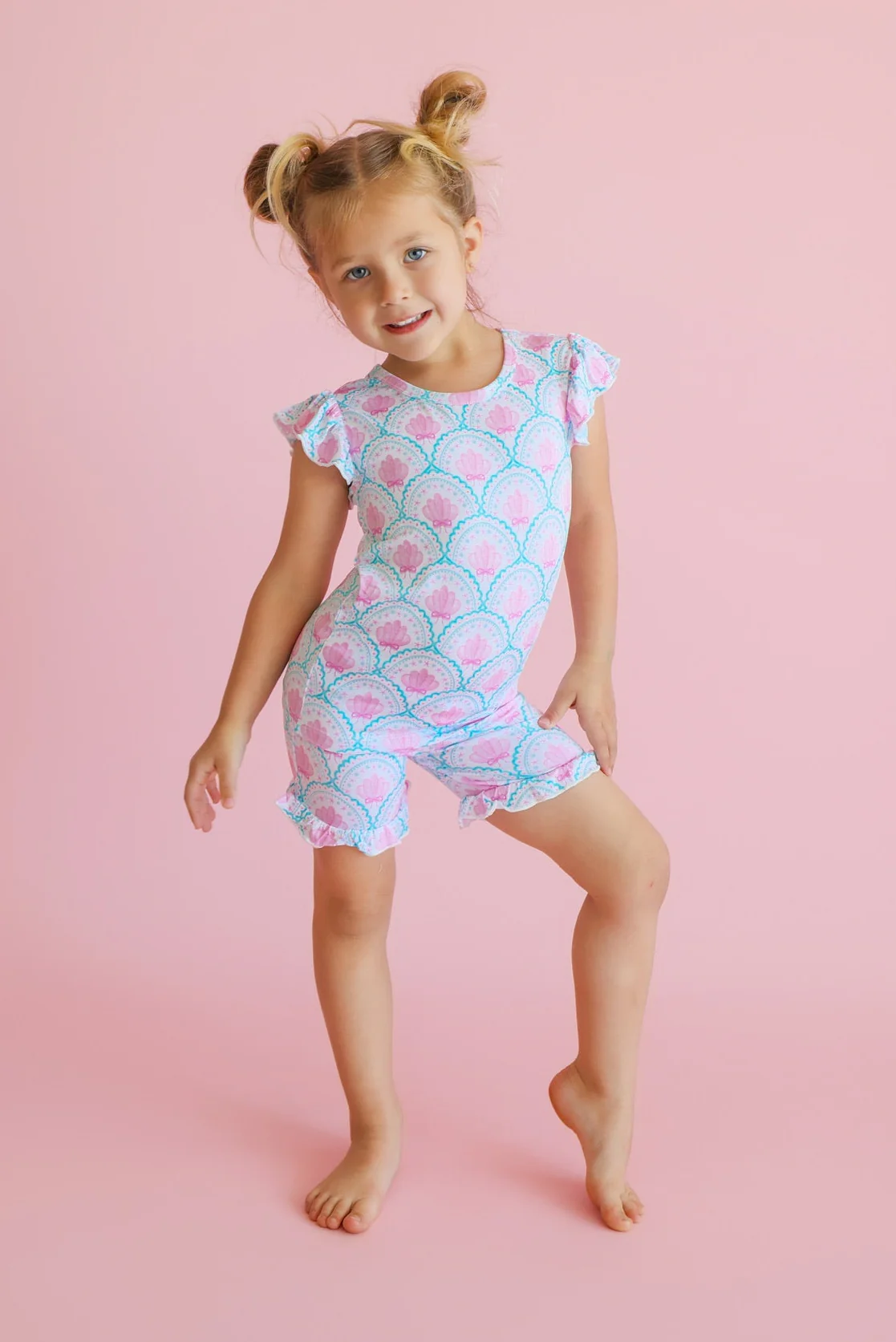 COQUETTE COAST DREAM RUFFLE SHORT SET