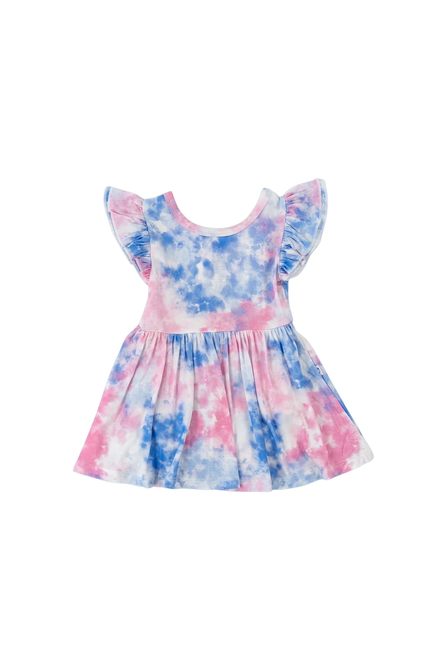 COTTON CANDY TIE DYE DREAM CAP SLEEVE BODYSUIT DRESS - Image 17