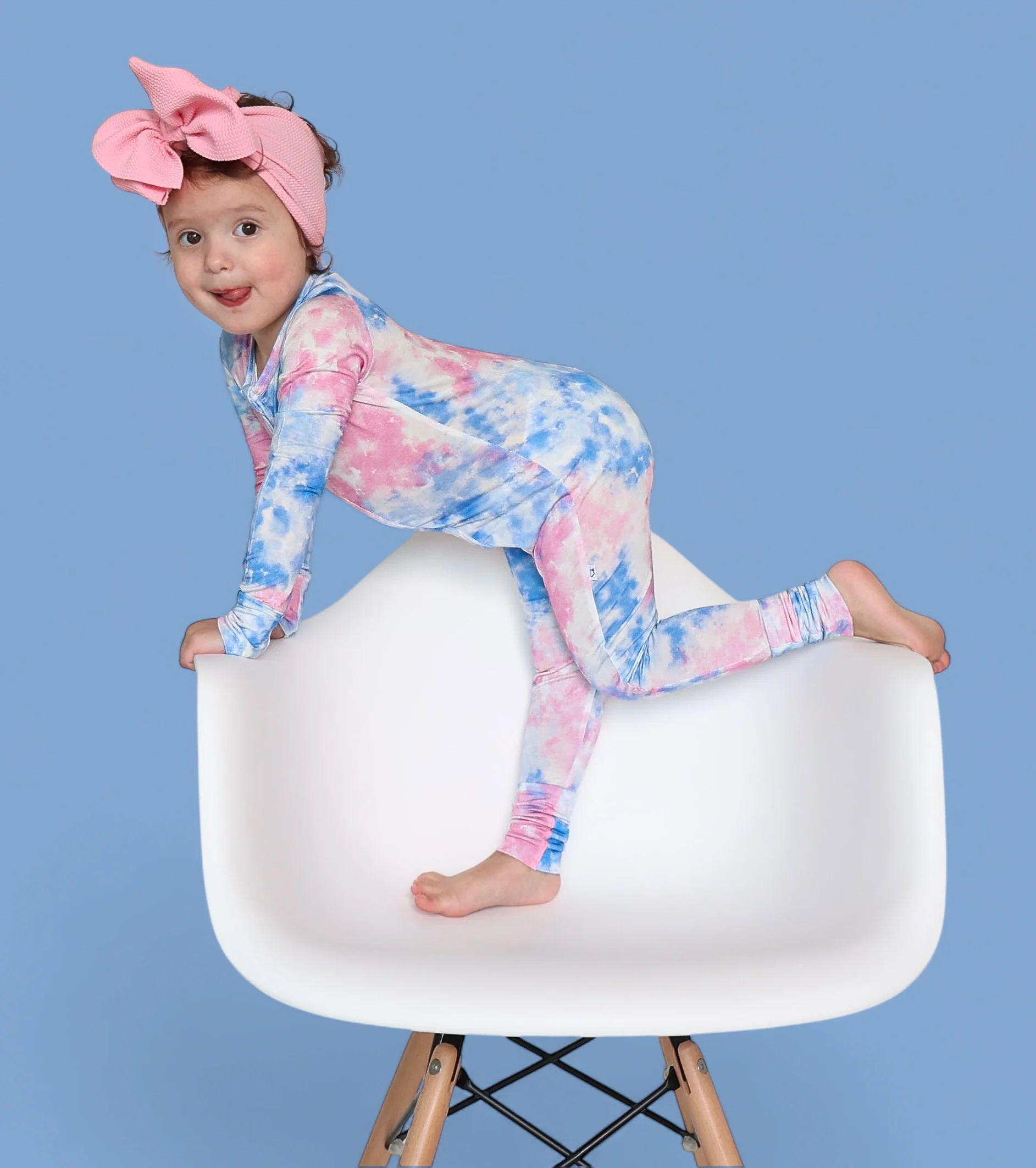 COTTON CANDY TIE DYE DREAM ROMPER - Image 10