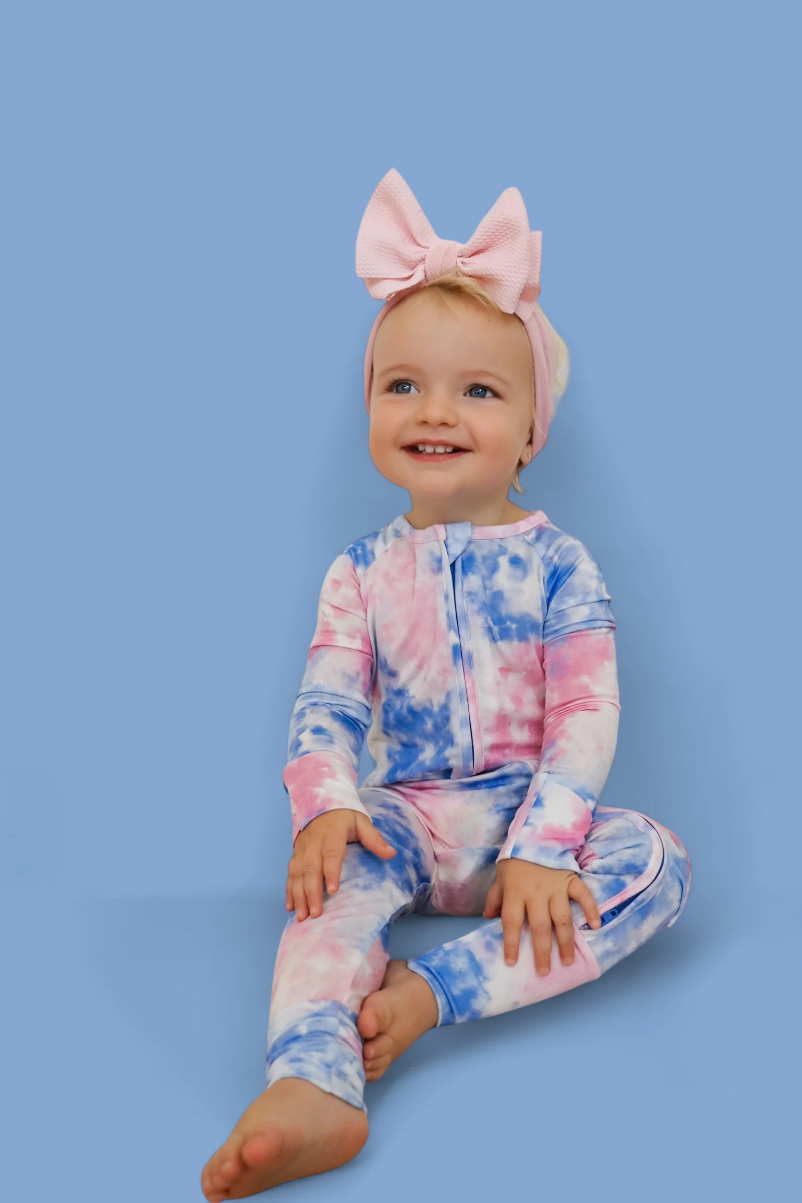 COTTON CANDY TIE DYE DREAM ROMPER - Image 12