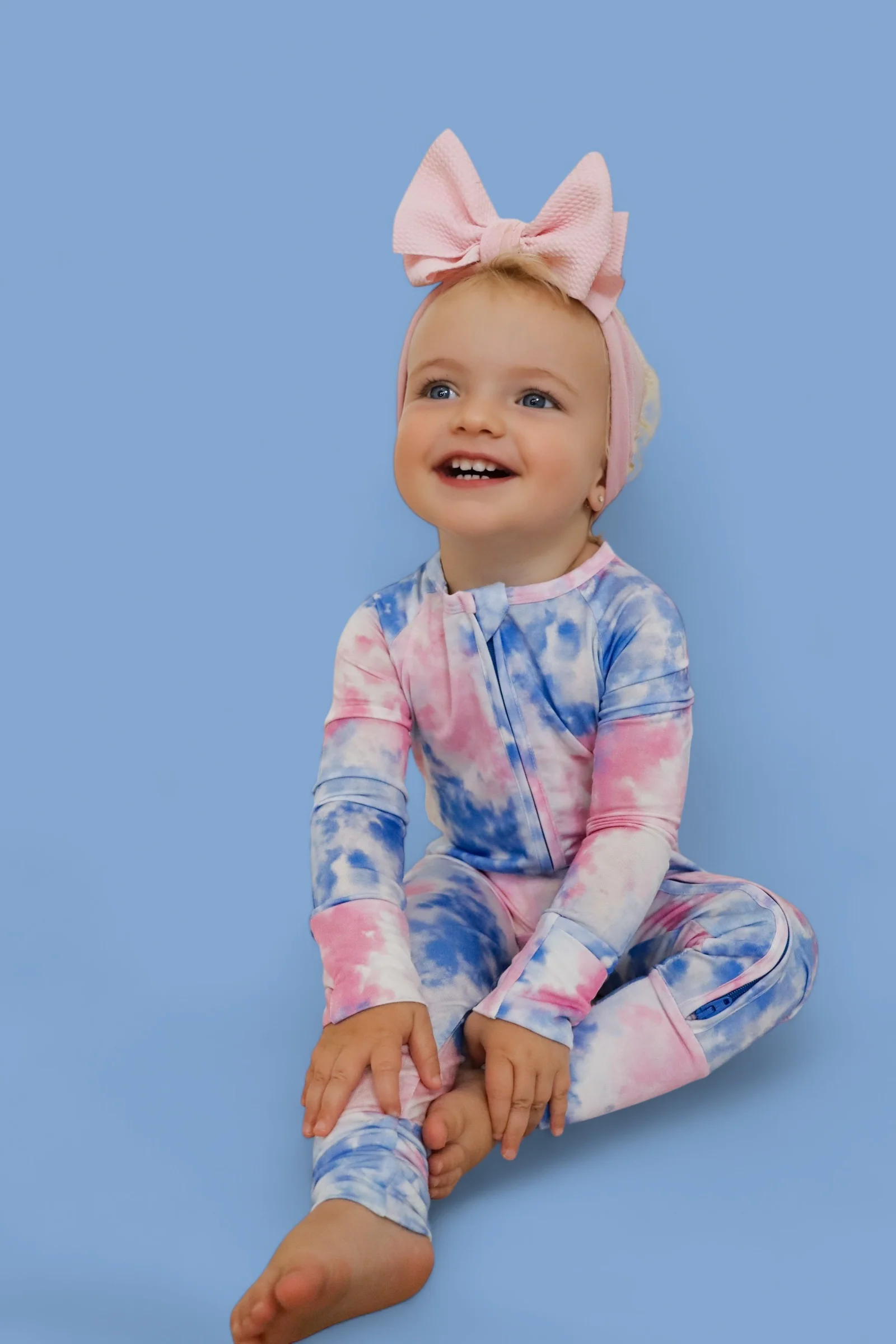 COTTON CANDY TIE DYE DREAM ROMPER - Image 15