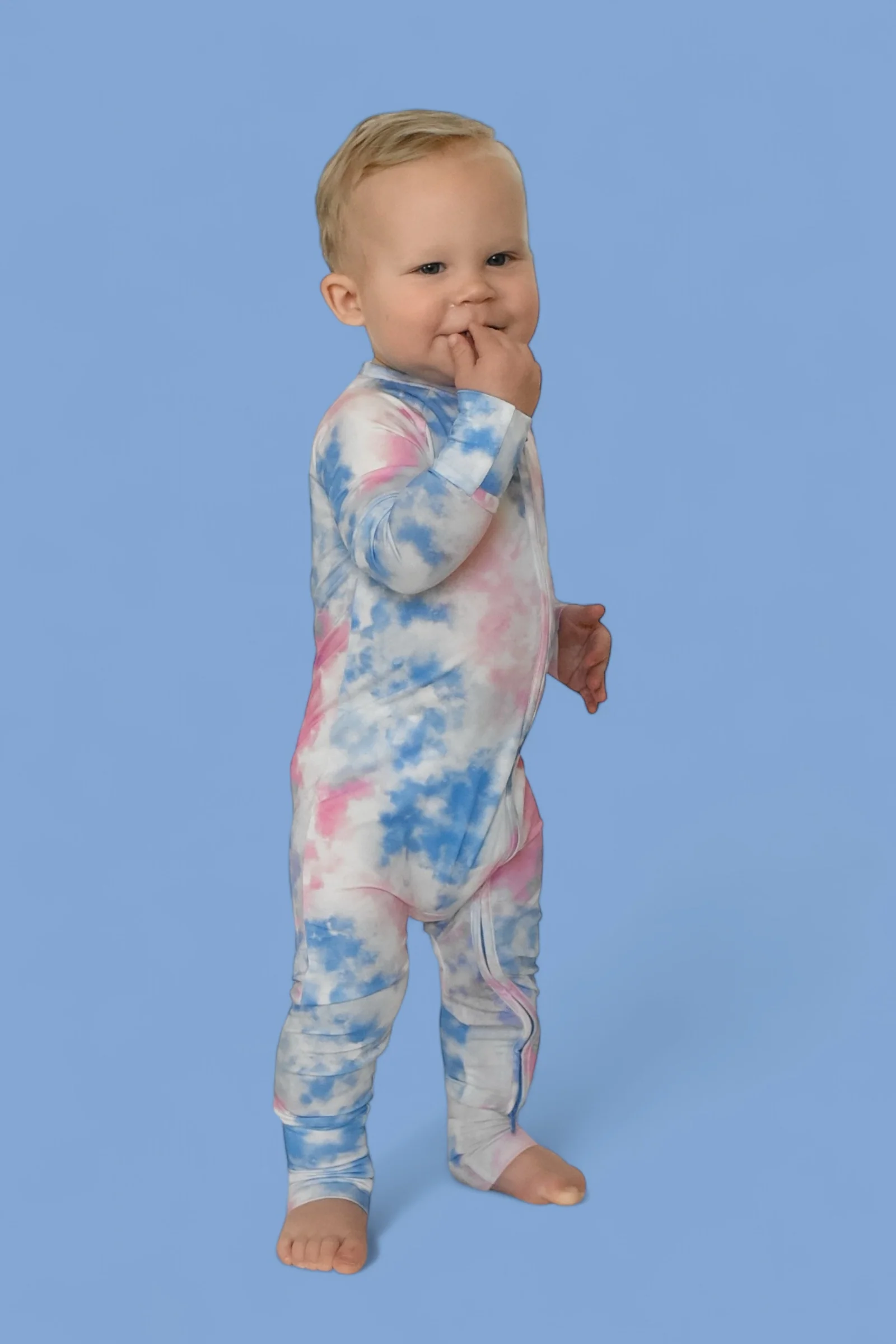 COTTON CANDY TIE DYE DREAM ROMPER - Image 3