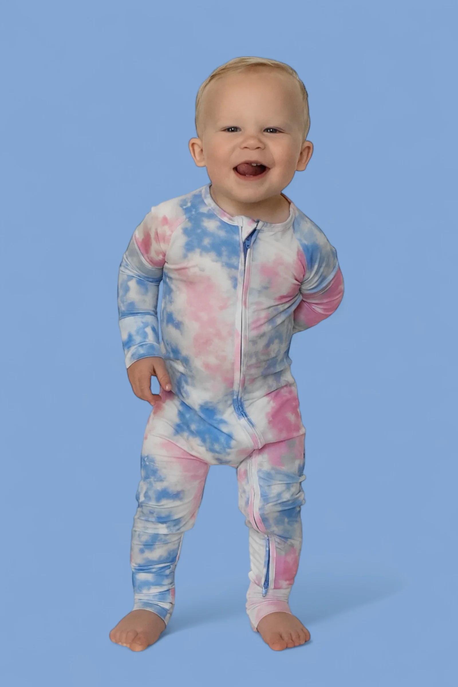 COTTON CANDY TIE DYE DREAM ROMPER - Image 4