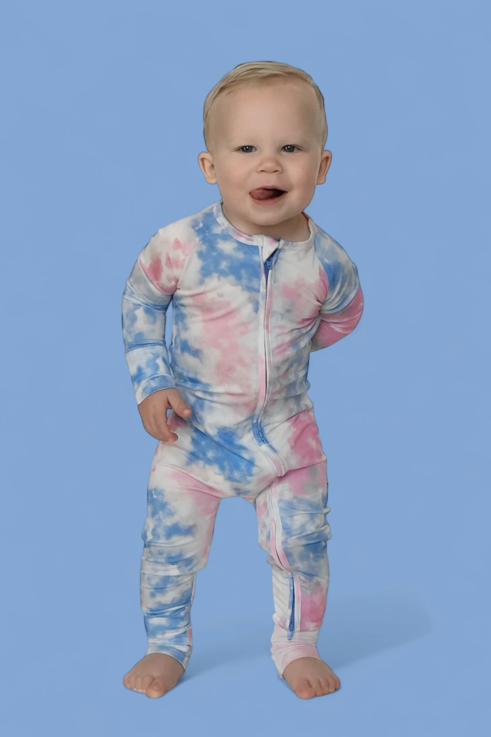 COTTON CANDY TIE DYE DREAM ROMPER - Image 5