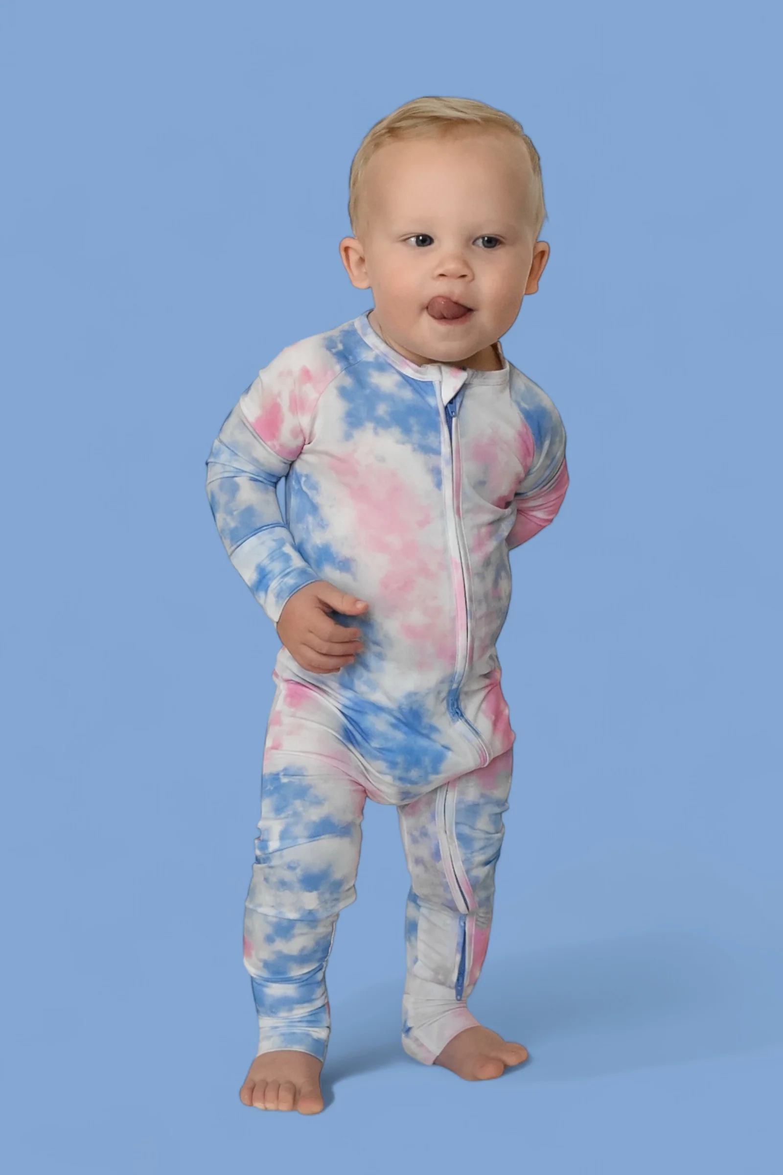 COTTON CANDY TIE DYE DREAM ROMPER - Image 6