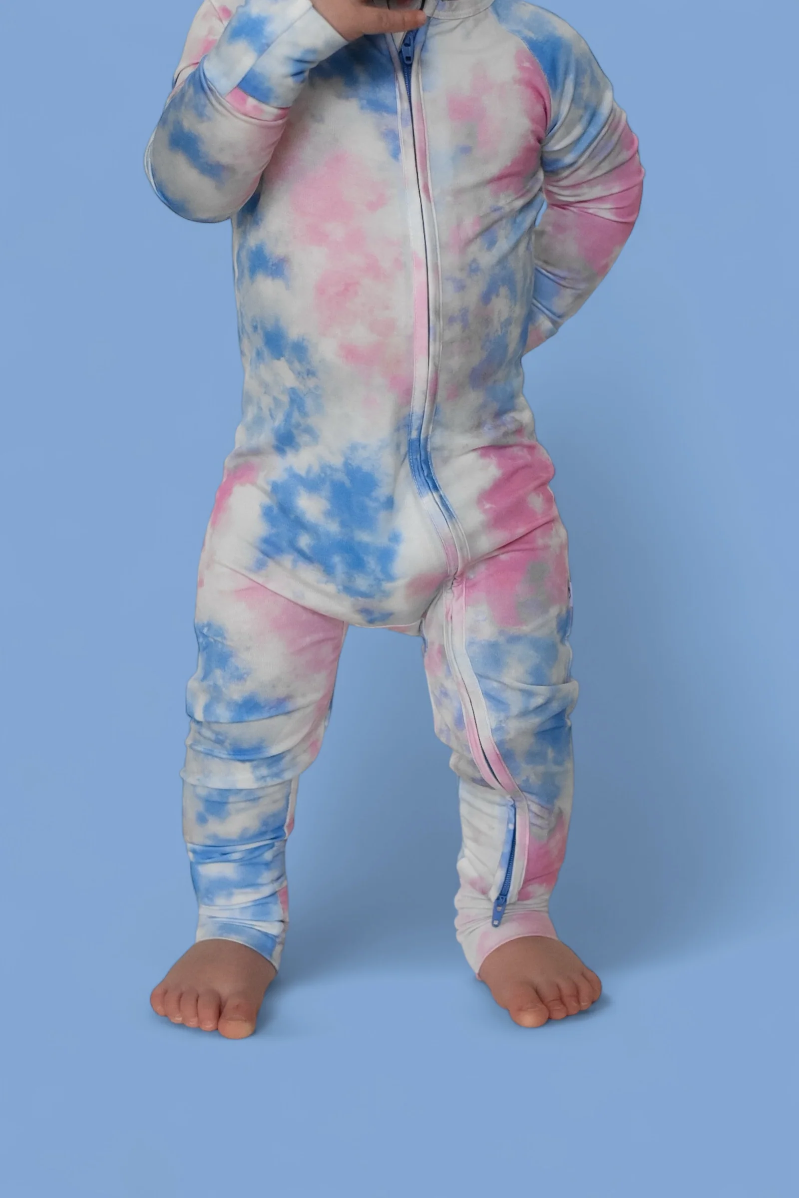 COTTON CANDY TIE DYE DREAM ROMPER - Image 7