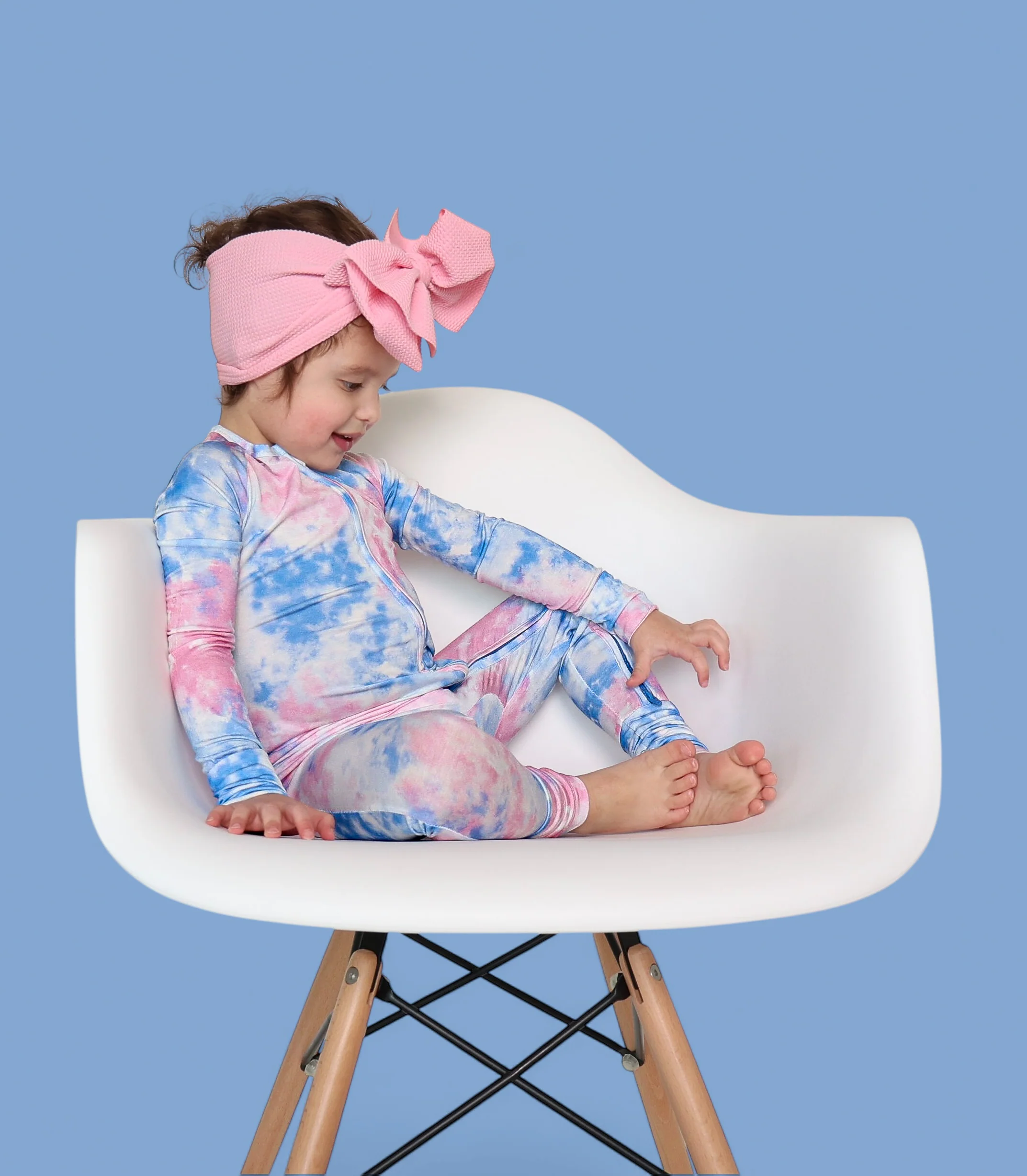 COTTON CANDY TIE DYE DREAM ROMPER - Image 8