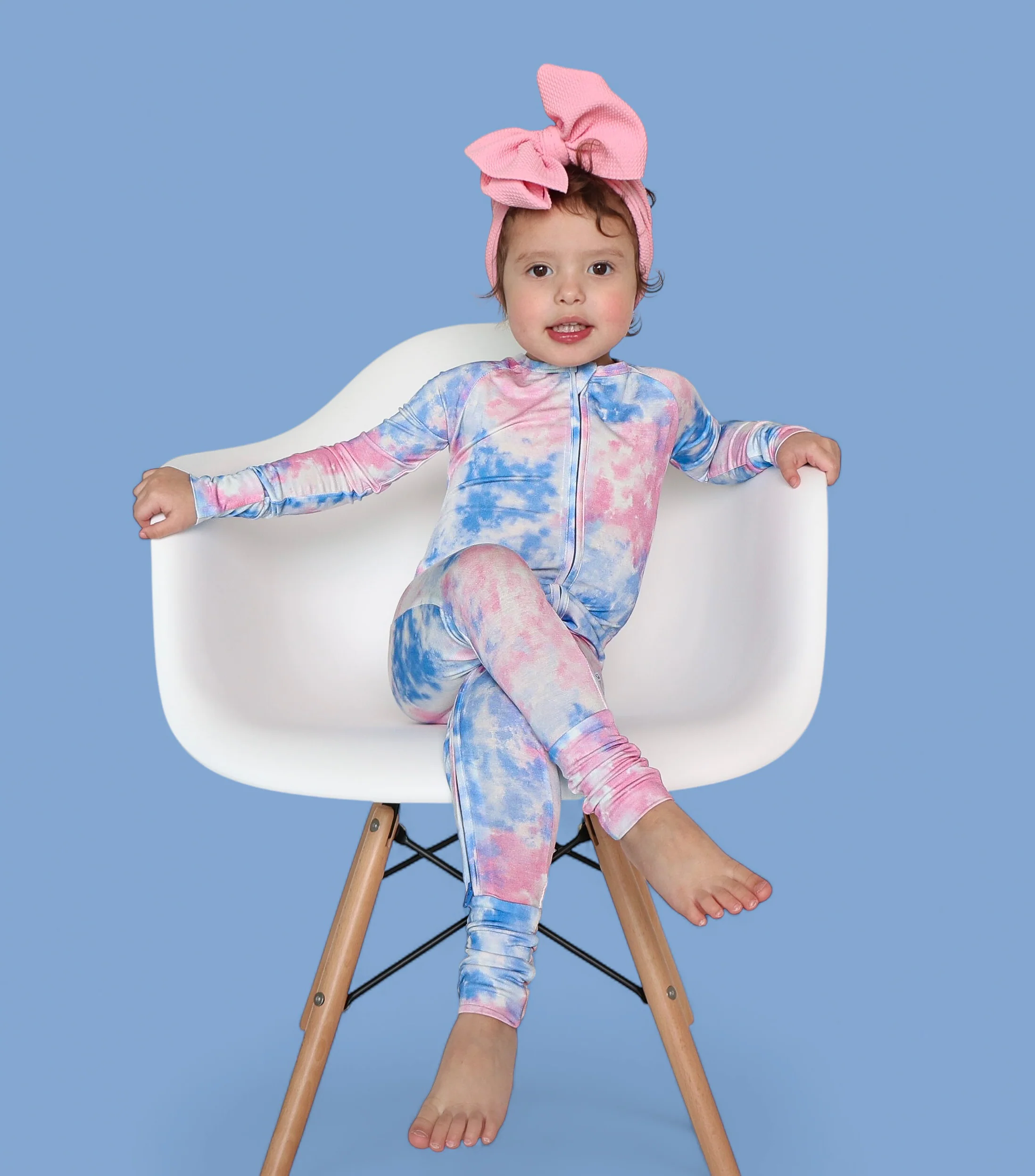 COTTON CANDY TIE DYE DREAM ROMPER - Image 9