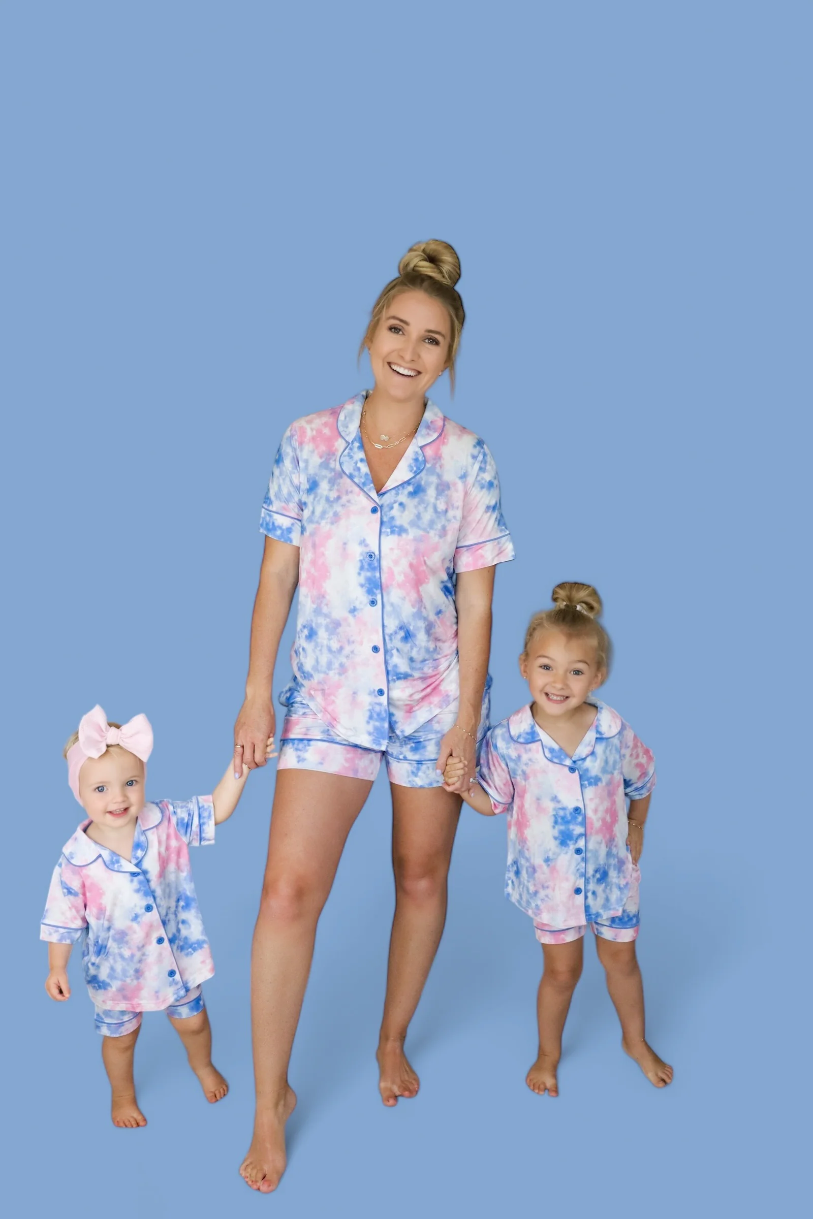 COTTON CANDY TIE DYE WOMEN’S DREAM SHORT SET - Image 3