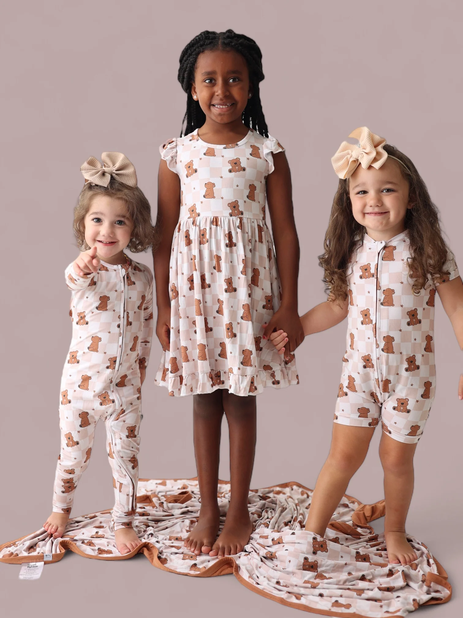 COZY BEAR DREAM RUFFLE DRESS - Image 5