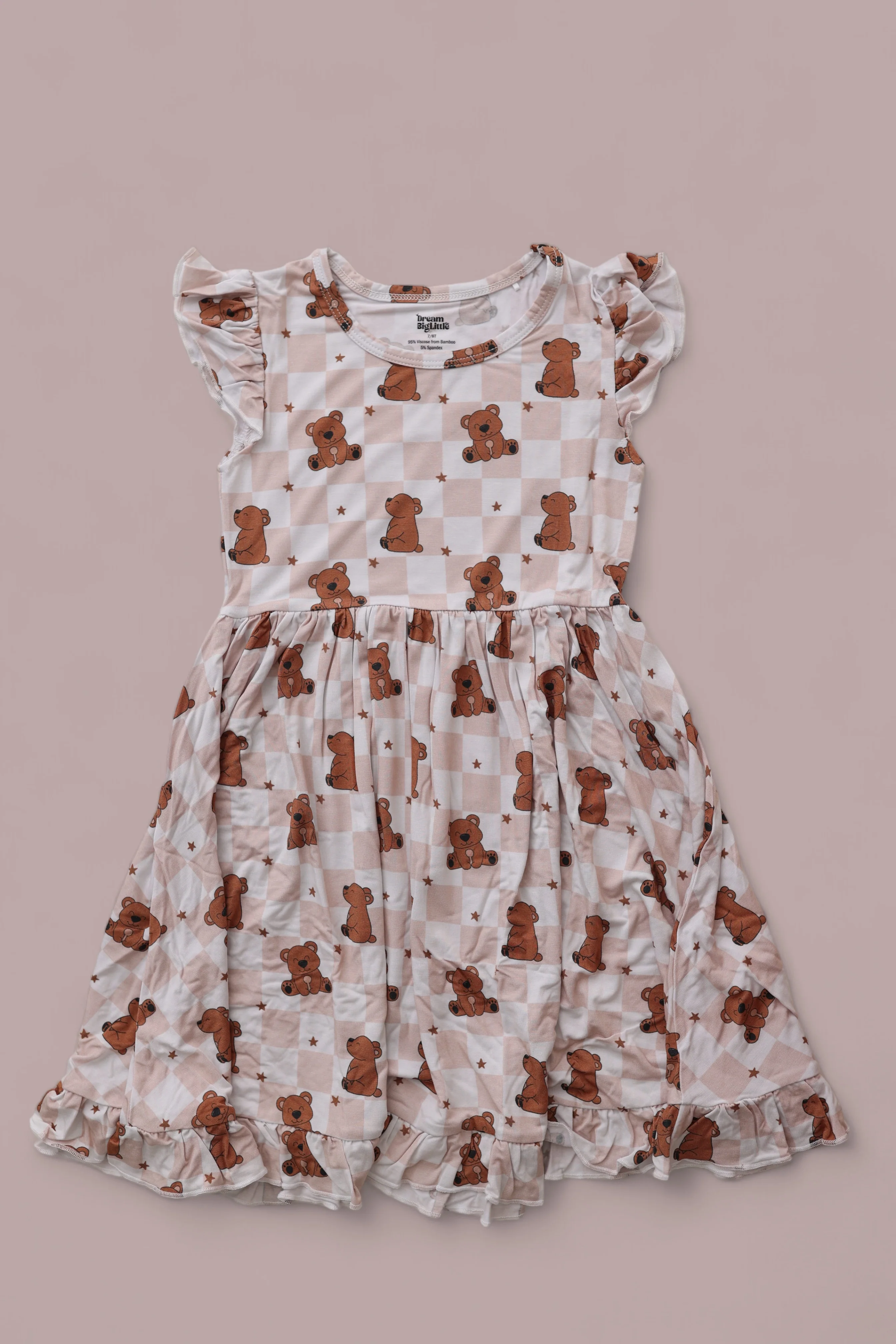COZY BEAR DREAM RUFFLE DRESS - Image 7