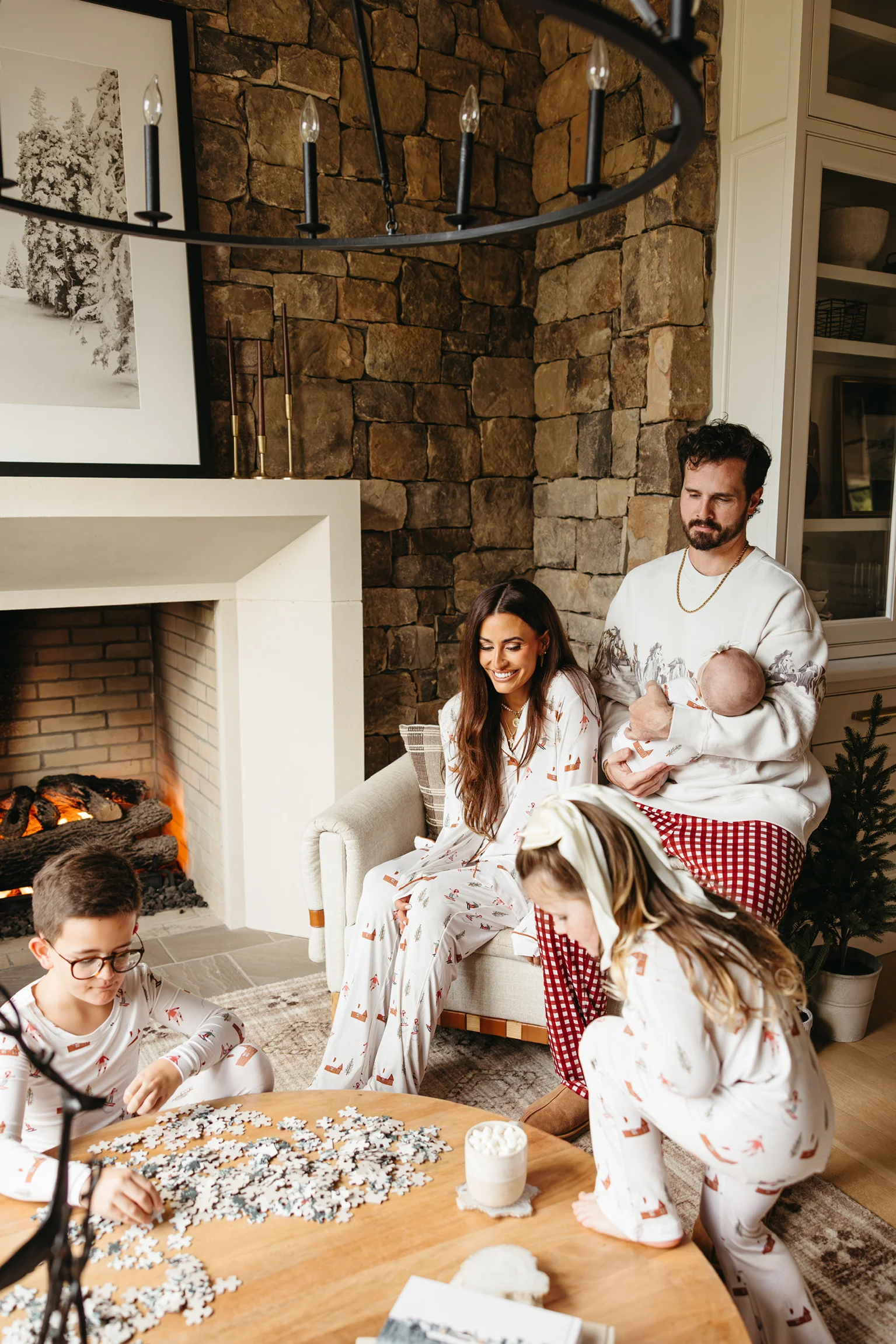COZY CHALET DREAM GIRL'S FLARE SET - Image 10