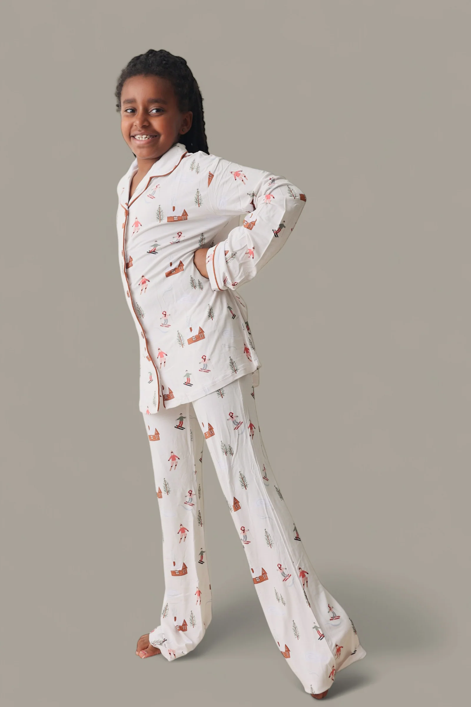 COZY CHALET DREAM GIRL'S FLARE SET - Image 13