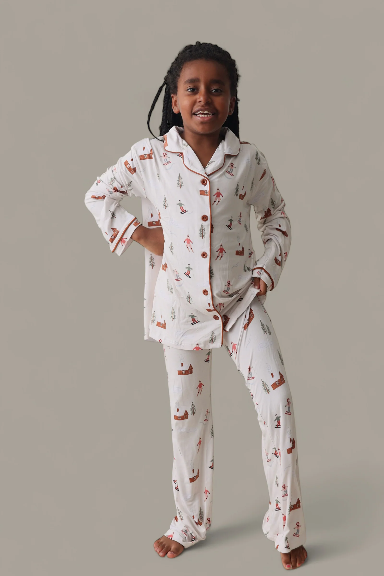 COZY CHALET DREAM GIRL'S FLARE SET - Image 14
