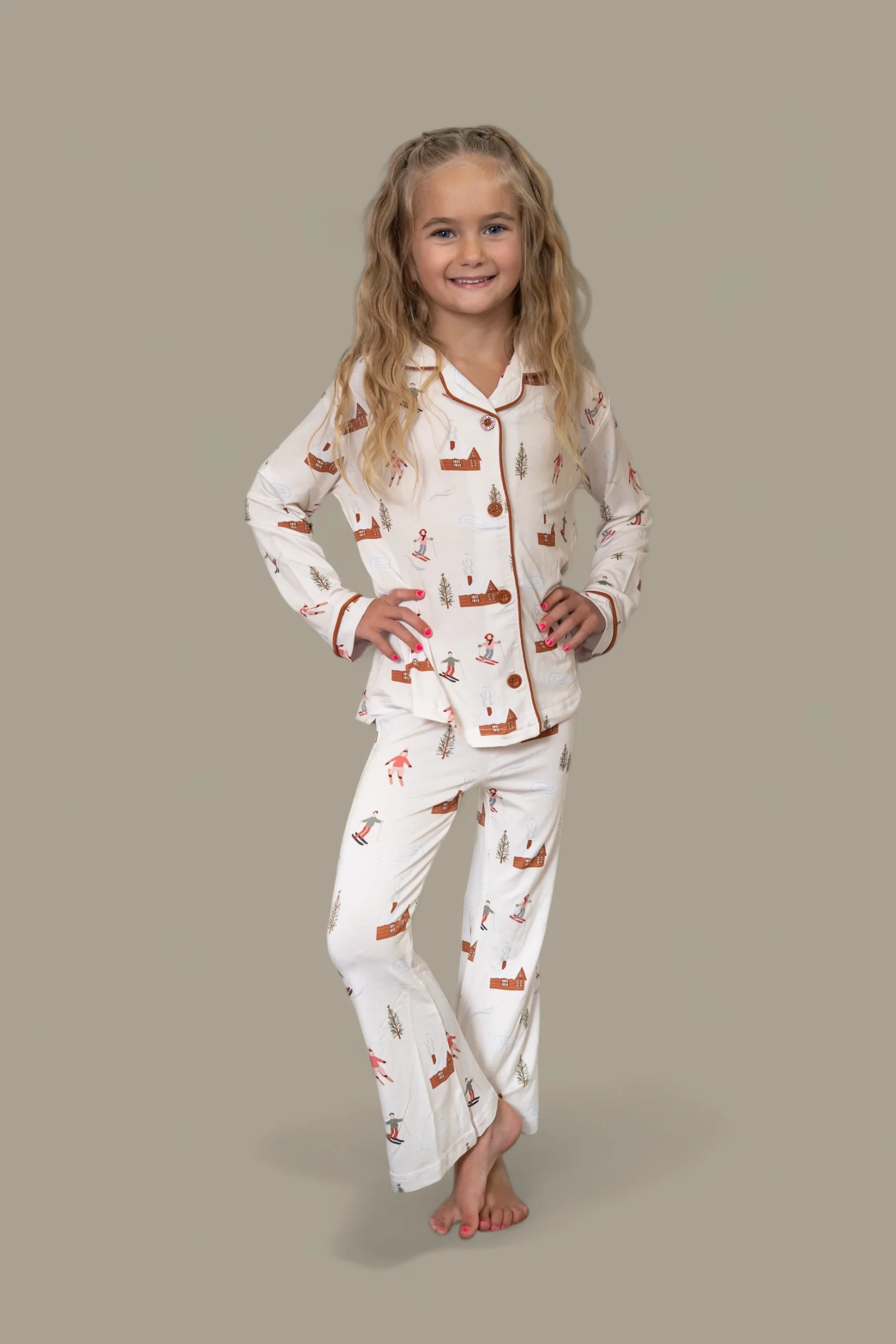 COZY CHALET DREAM GIRL'S FLARE SET - Image 22