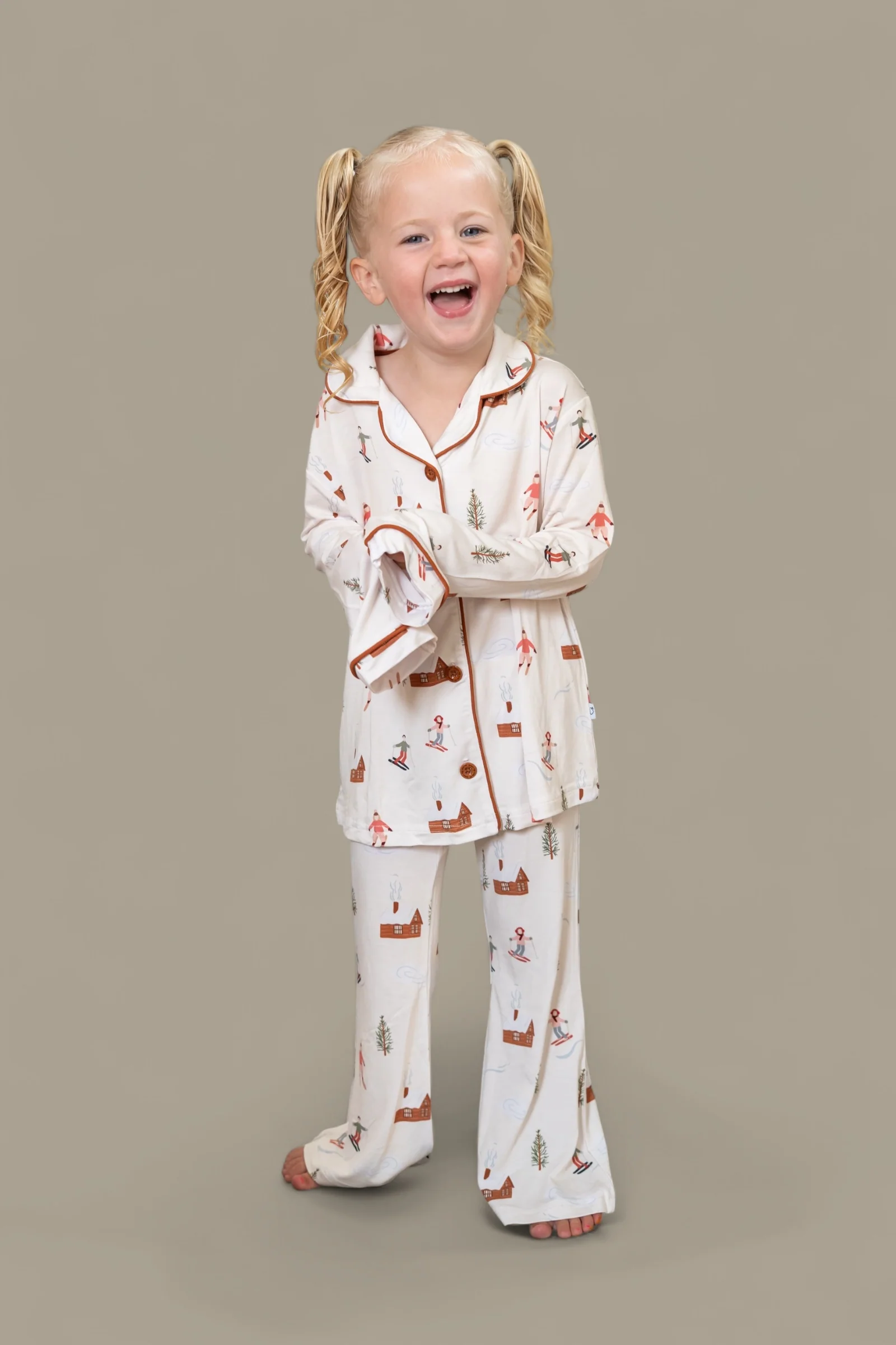 COZY CHALET DREAM GIRL'S FLARE SET - Image 25