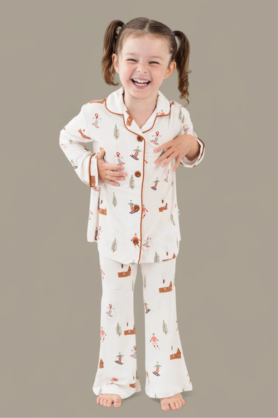 COZY CHALET DREAM GIRL'S FLARE SET - Image 26