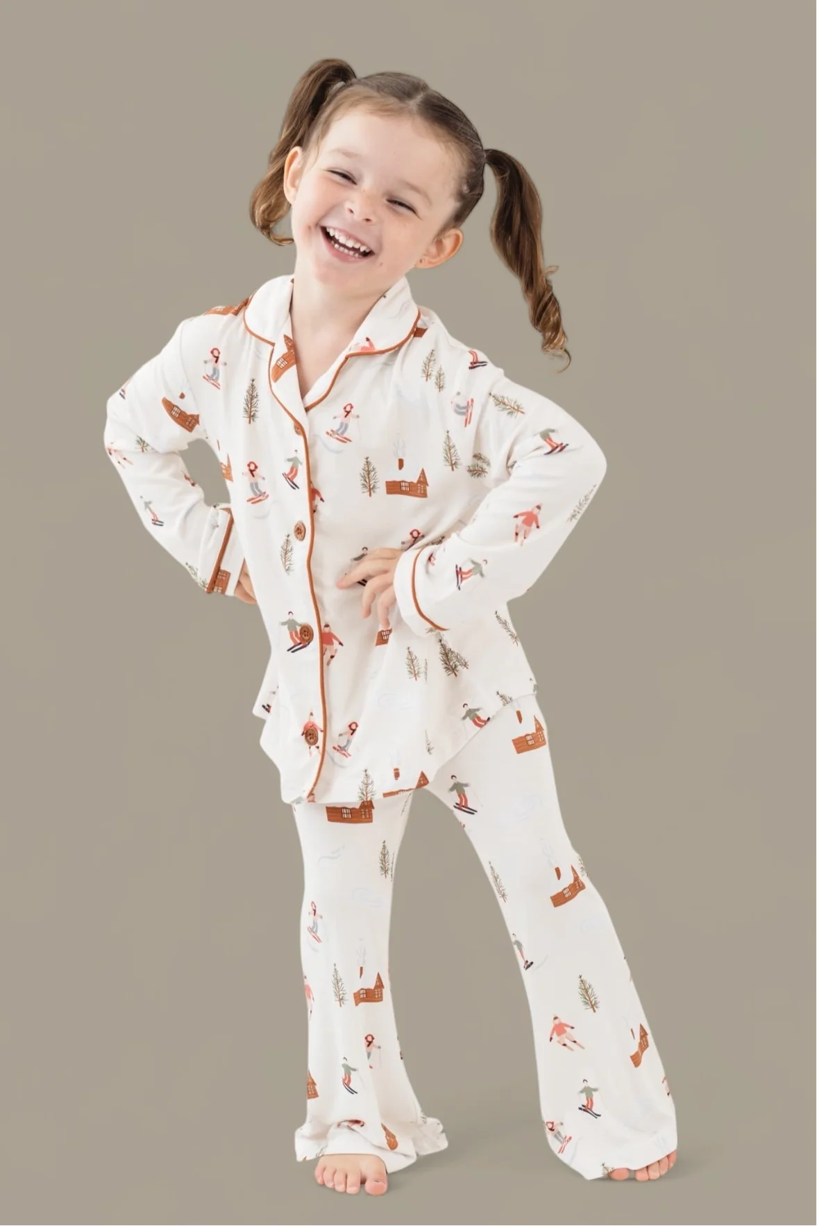 COZY CHALET DREAM GIRL'S FLARE SET - Image 28
