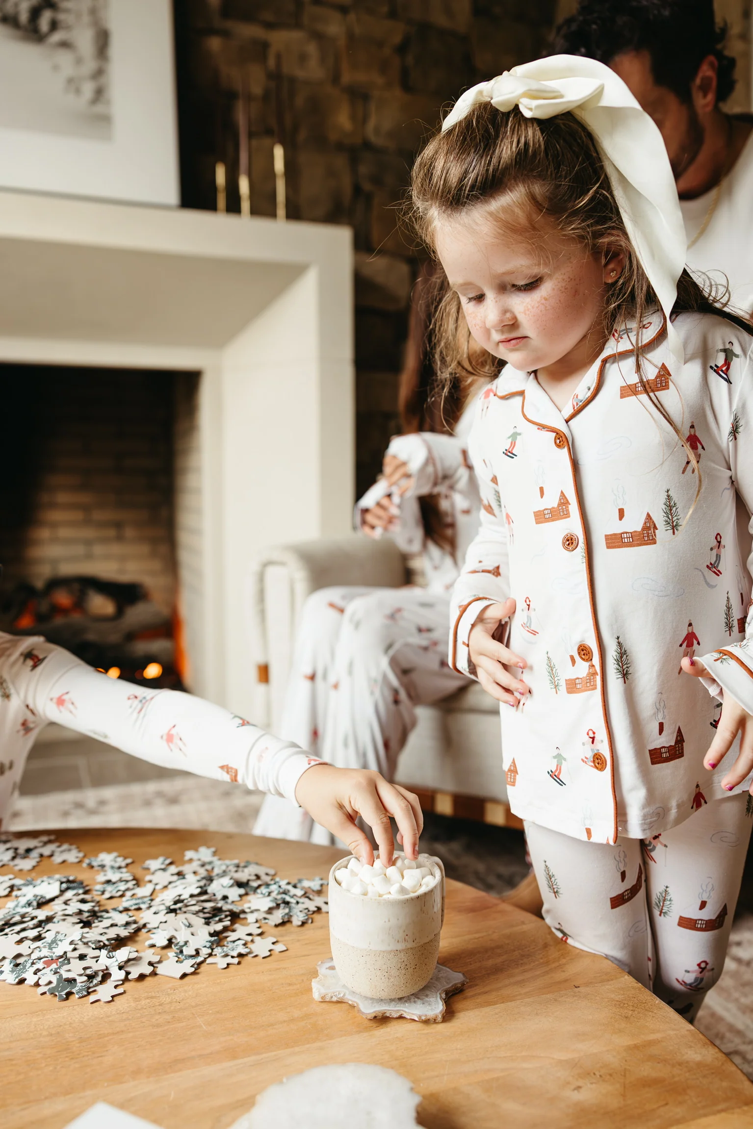 COZY CHALET DREAM GIRL'S FLARE SET - Image 5
