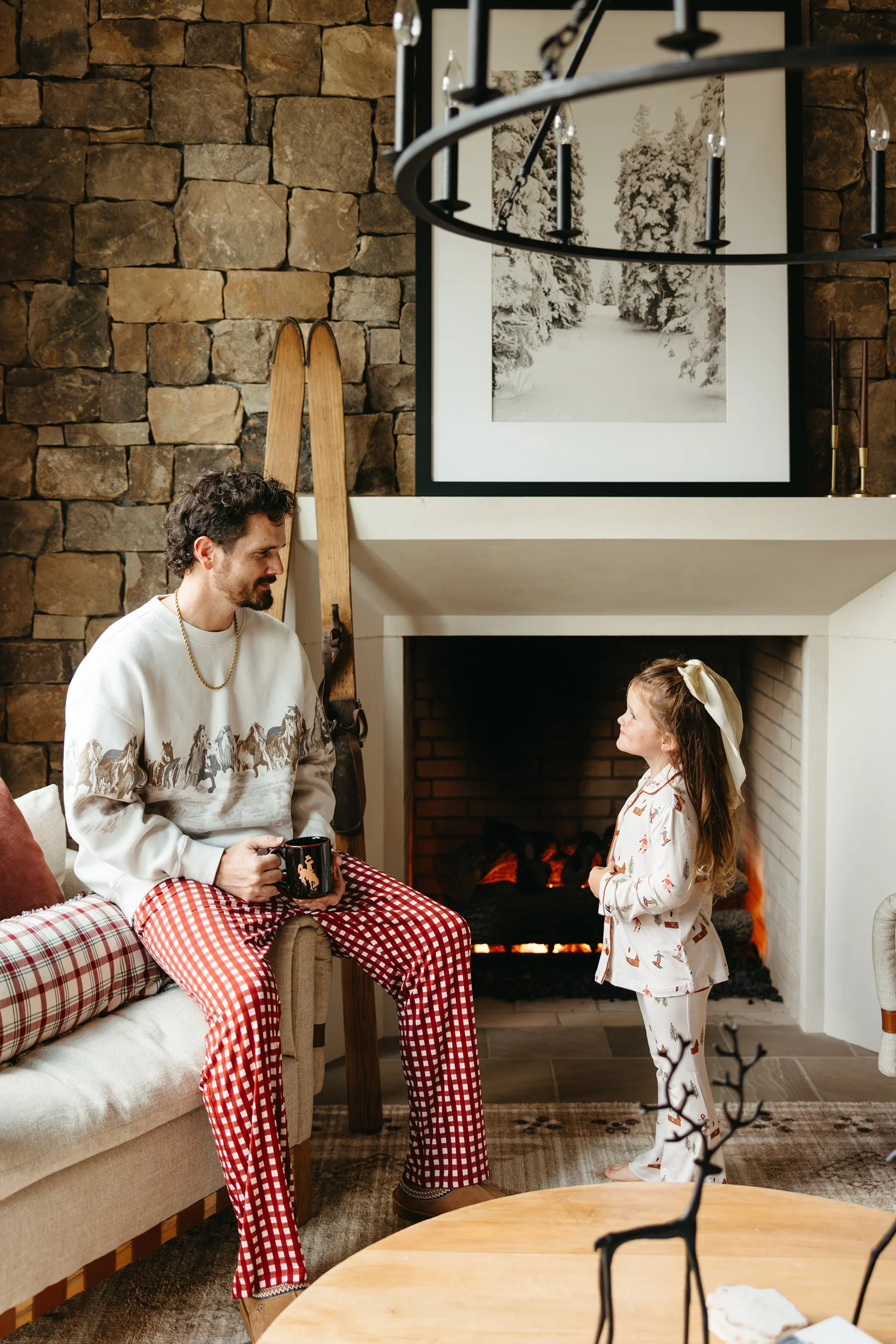 COZY CHALET DREAM GIRL'S FLARE SET - Image 6