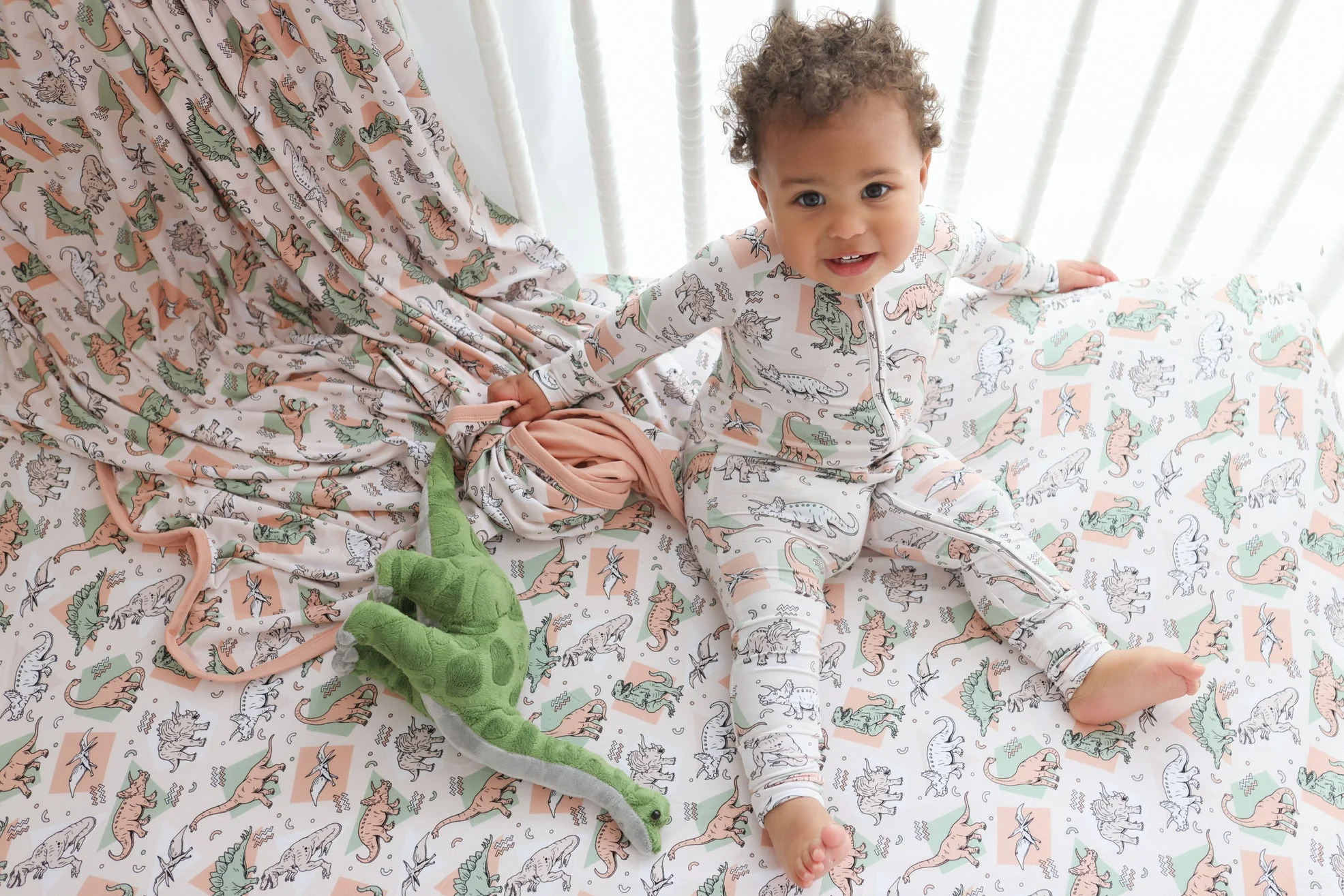 DINO DELIGHT DREAM CRIB SHEET - Image 3